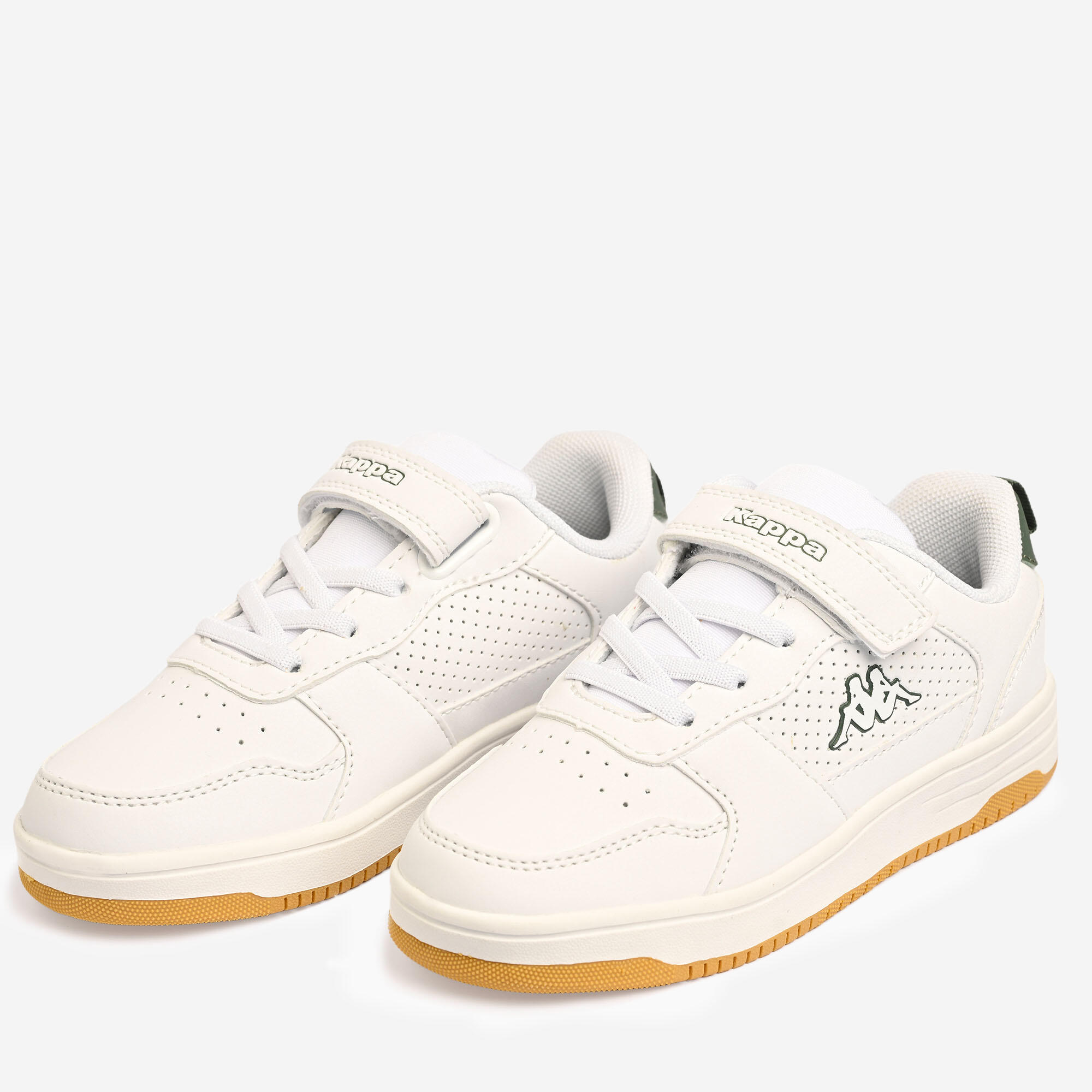 Chaussures Falcon enfant, blanc et vert 4/5