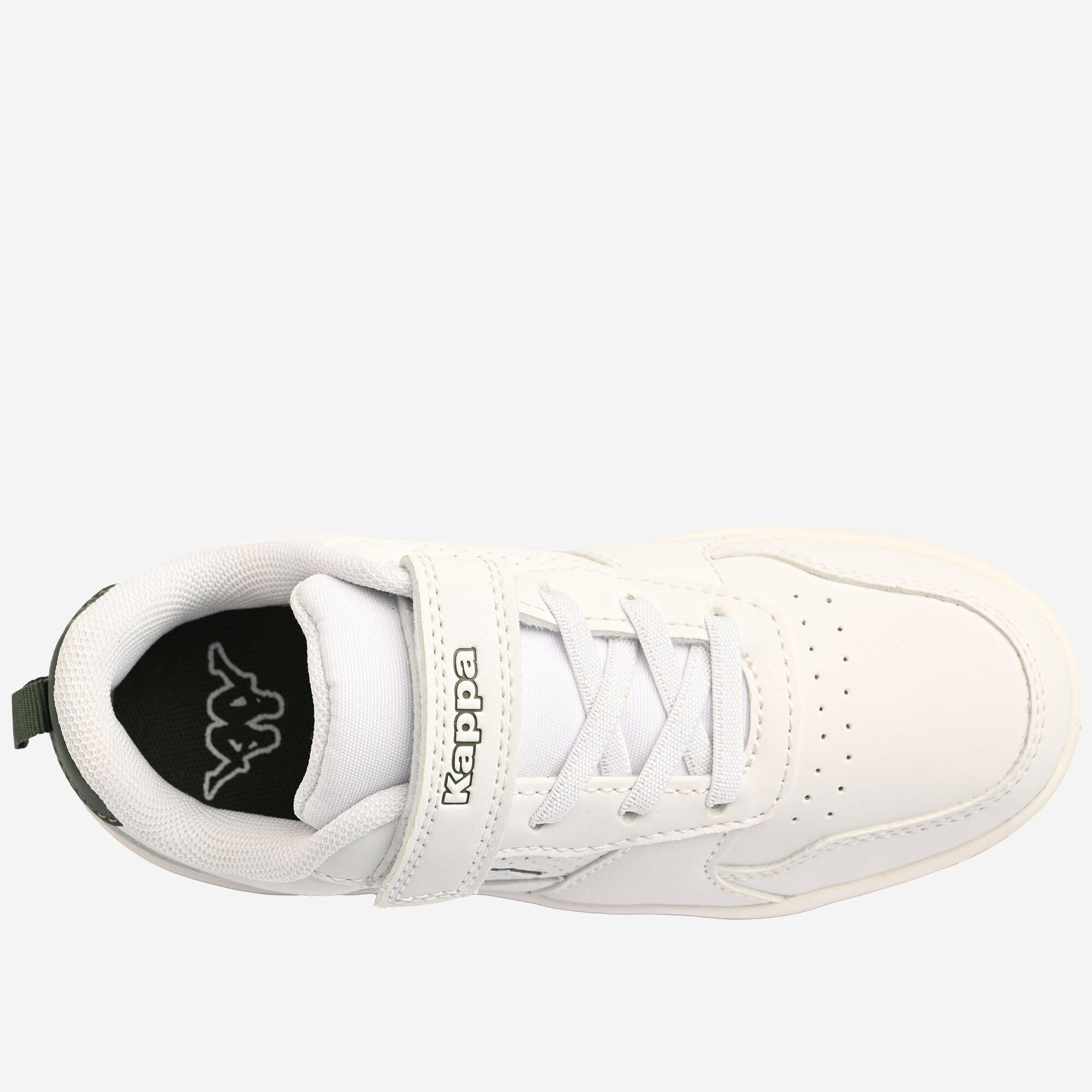 Chaussures Falcon enfant, blanc et vert 3/5