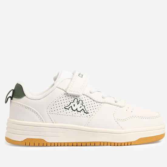 Chaussures Falcon enfant, blanc et vert