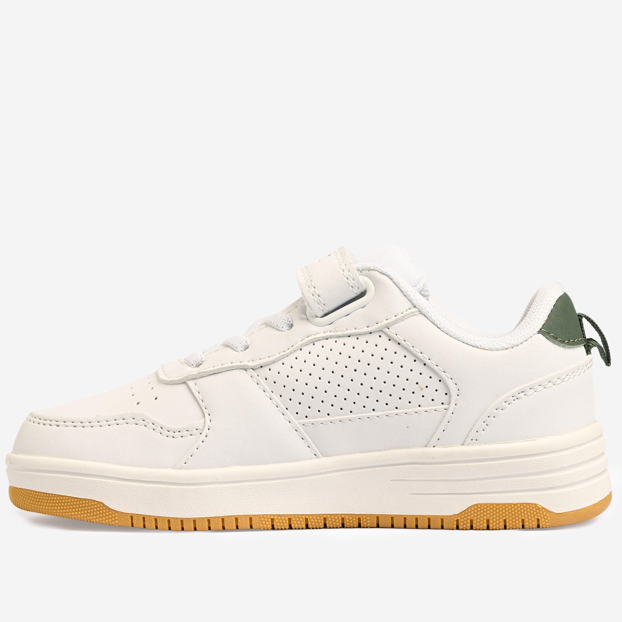 Chaussures Falcon enfant, blanc et vert 2/5