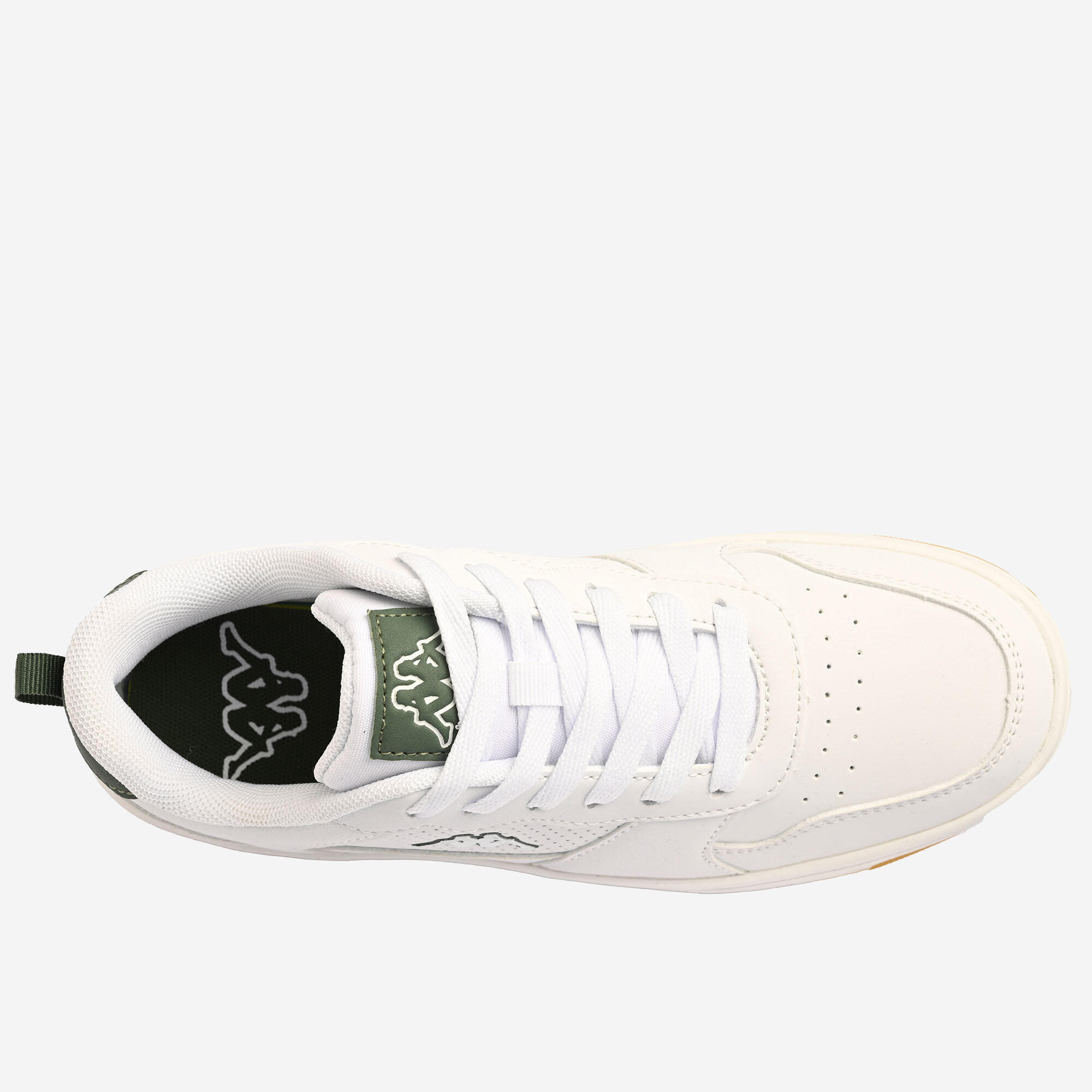 Chaussures Falcon enfant, blanc et vert 3/5
