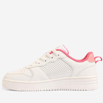 Chaussures Falcon enfant, blanc et rose