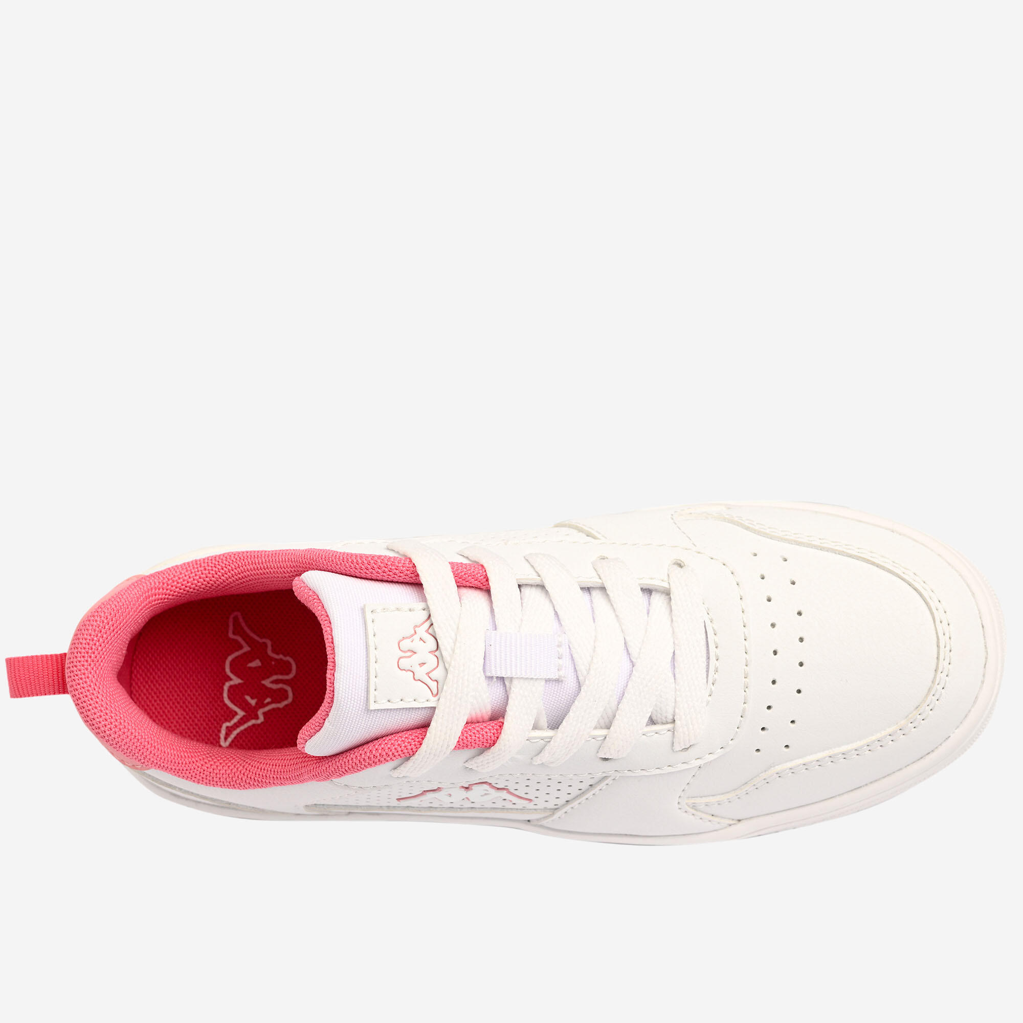 Chaussures Falcon enfant, blanc et rose 3/5