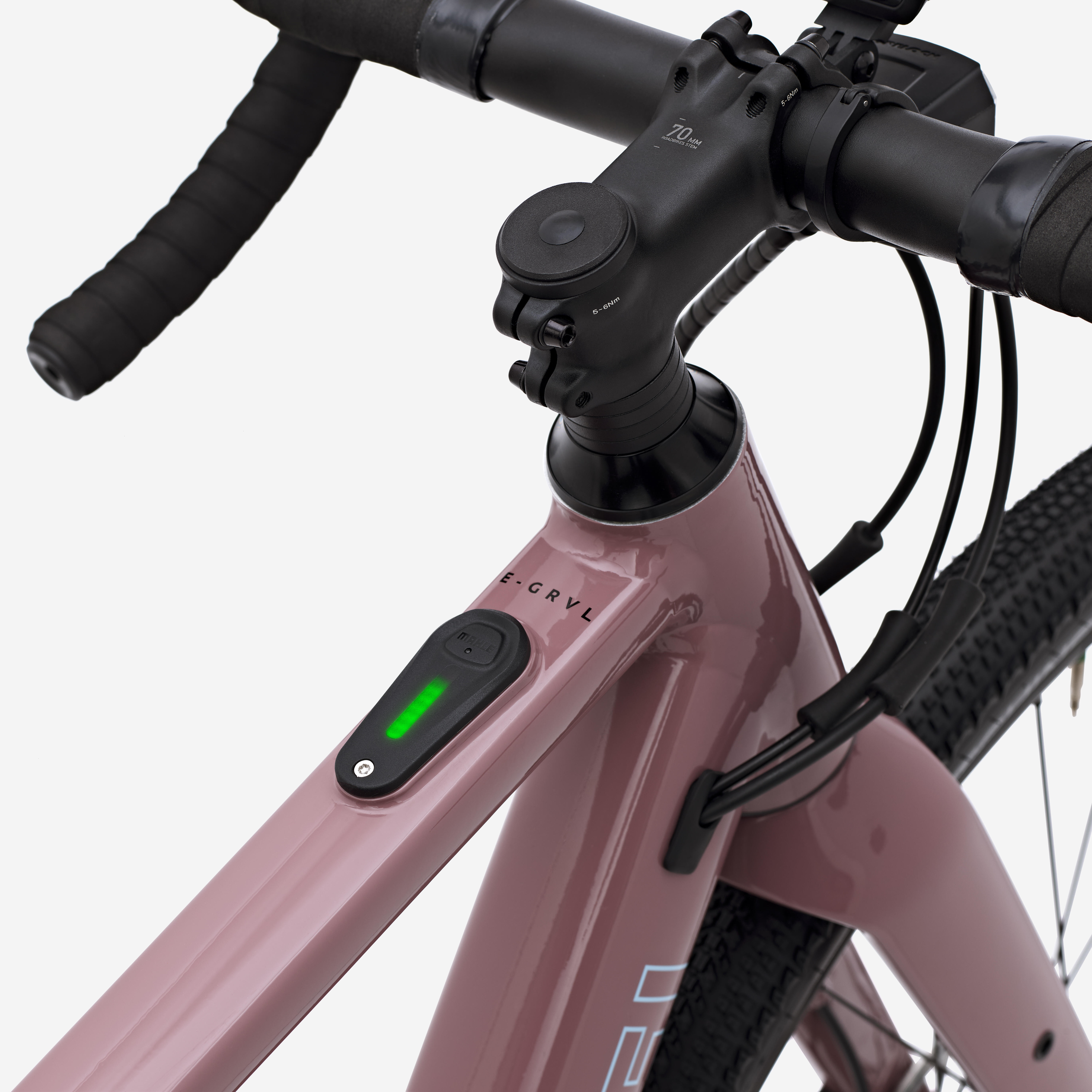 VAN RYSEL Gravel elektrobicykel E-GRVL AF HD X30 Apex 1×12 XPLR ružový L · záber 8