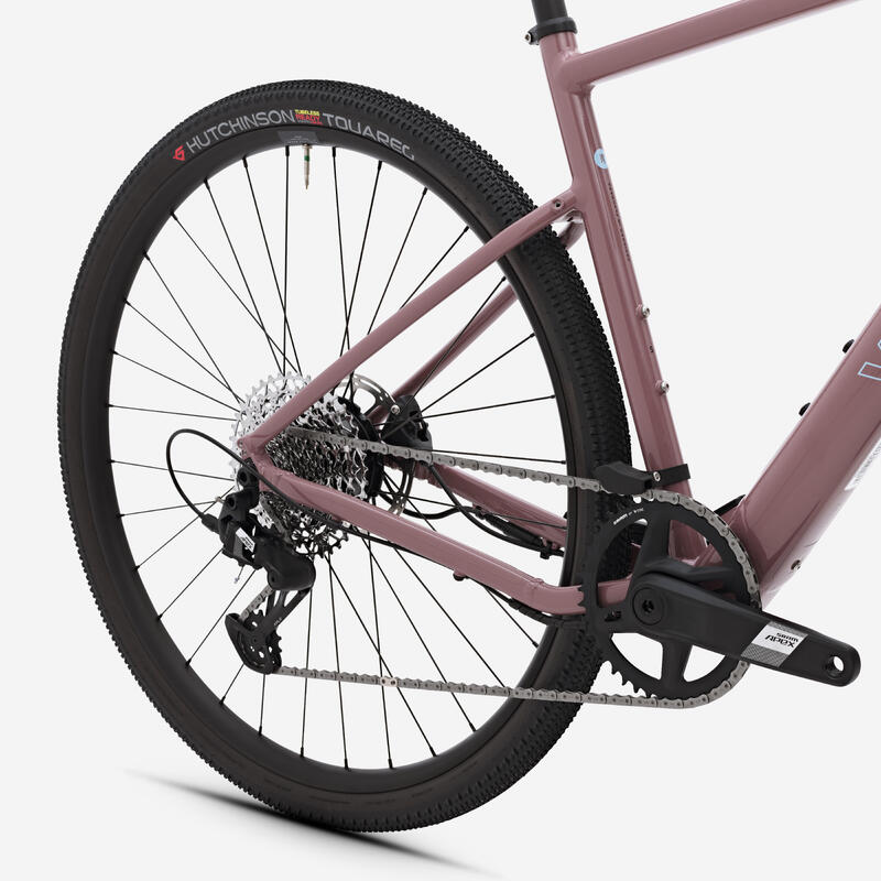 Bicicletă electrică gravel SRAM Apex 1x12v XPLR, E-GRVL AF HD X30 Roz Taupe 