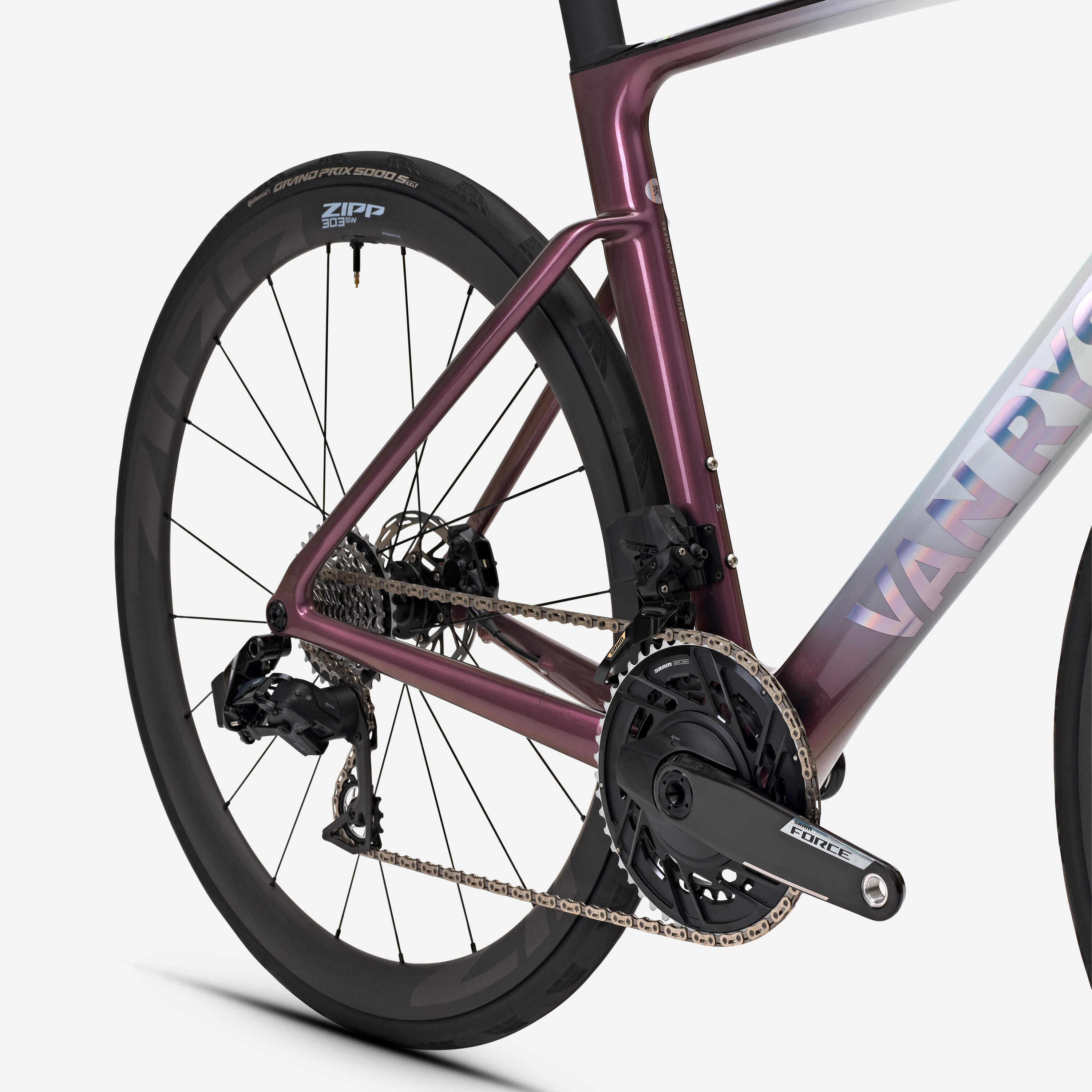 Rennvelo Sram Force AXS E1 2x12g Leistungsmesser, RCR Pro Perle 5/18