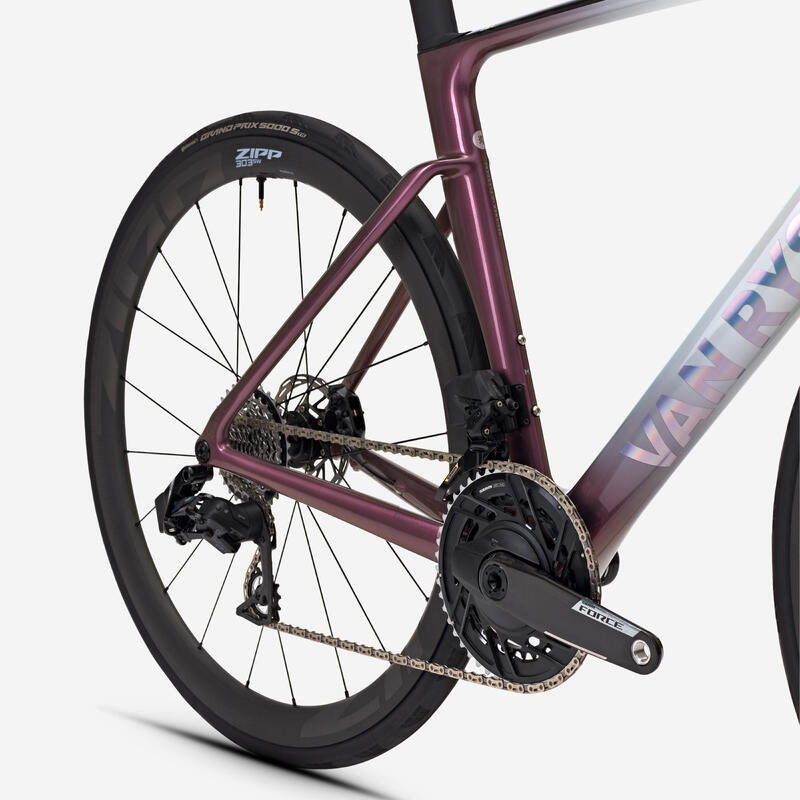 Bicicletă de șosea SRAM Force AXS E1 2x12v senzor de putere RCR PRO Perlă