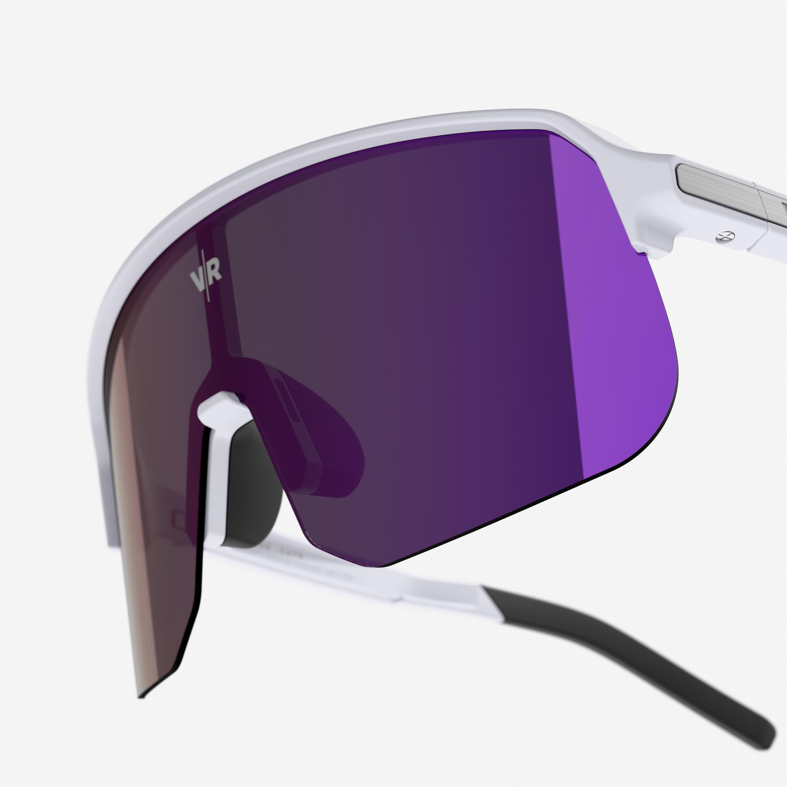 Gafas Ciclismo Kware Blanco Categoría 3 7/9