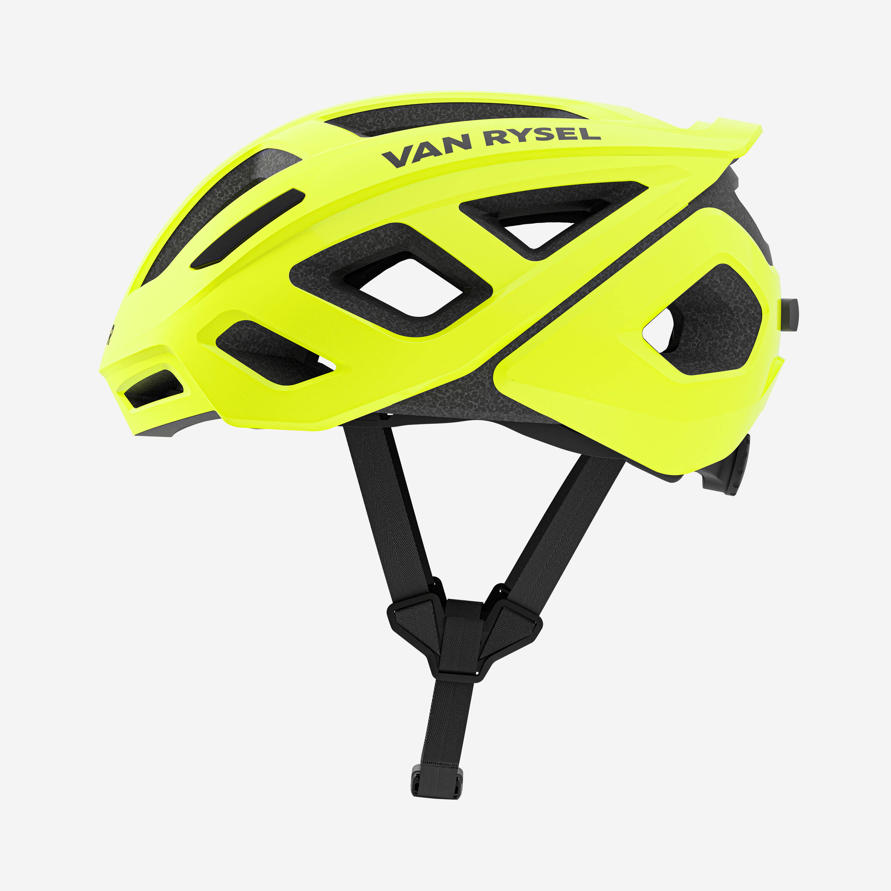 Road Bike Helmet RoadR 500 - Neon Yellow -  4