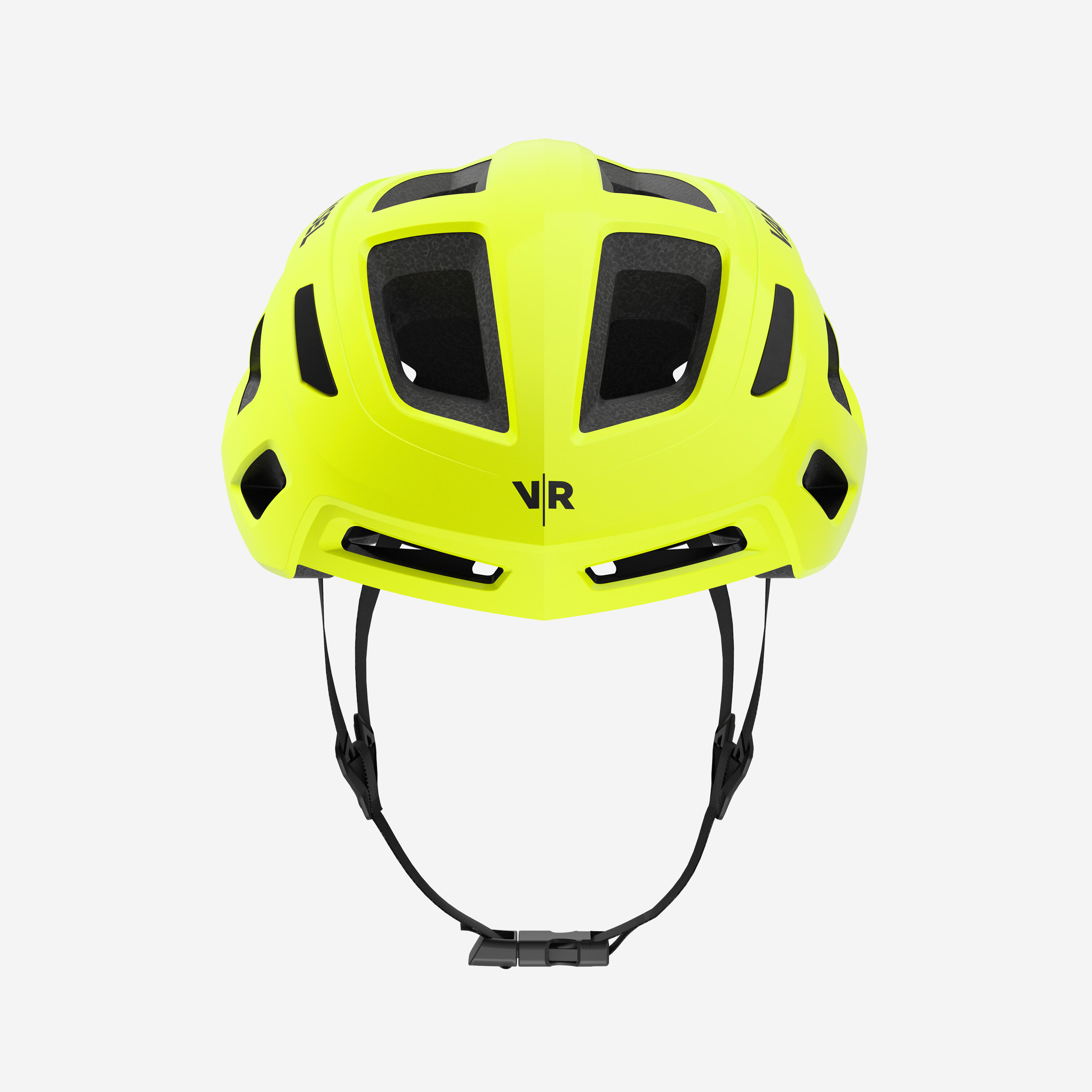 Fietshelm Roadr 500 fluogeel 10/10