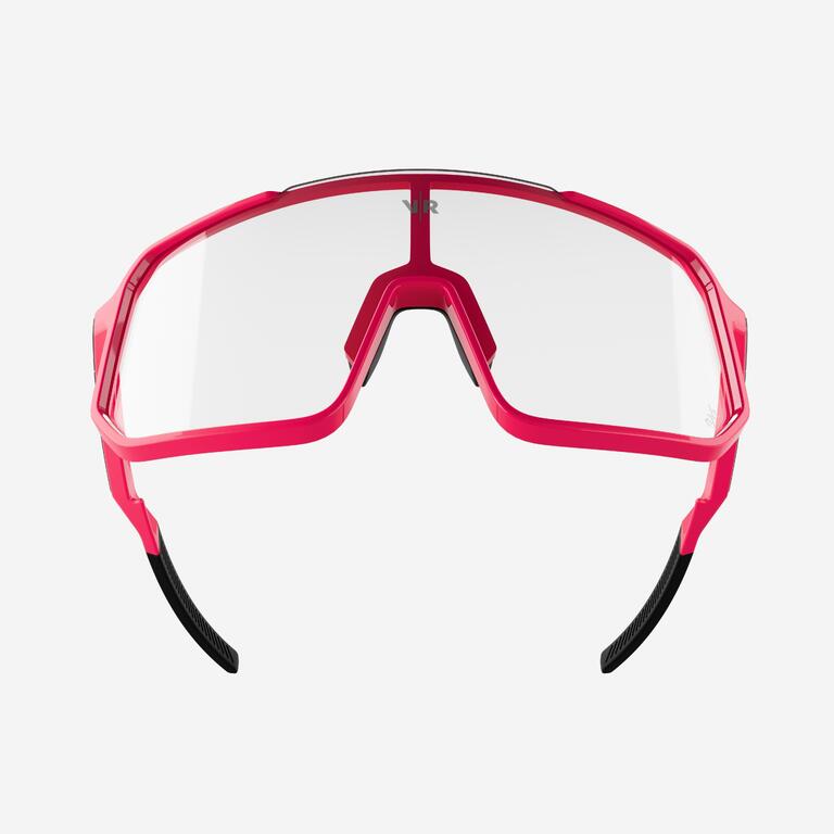 Van Rysel Taaien photochromic cycling glasses in pink