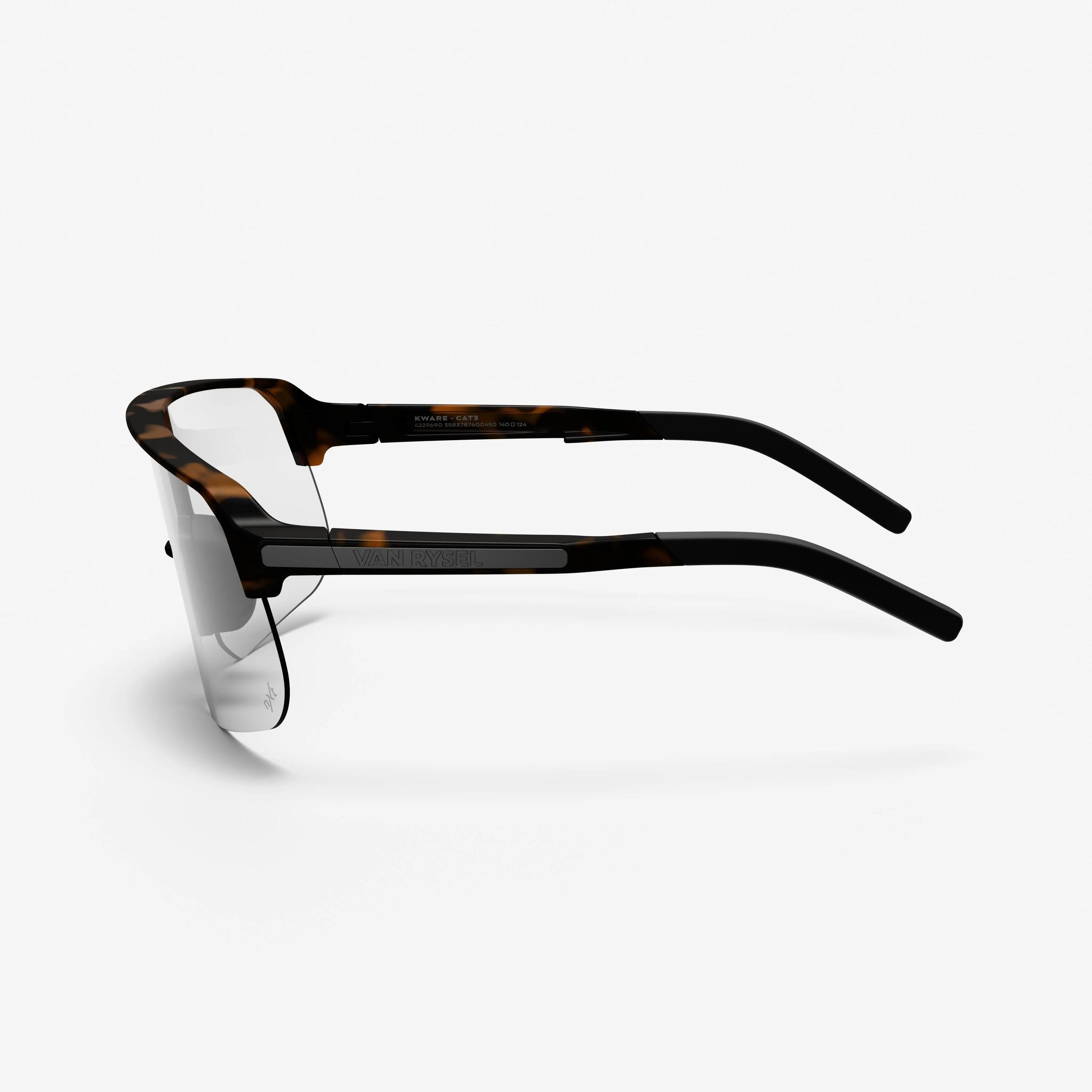 Fahrradbrille photochrom Kware Havana  9/11