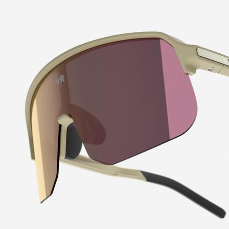 Окуляри Kware для велоспорту категорія 3 бежеві