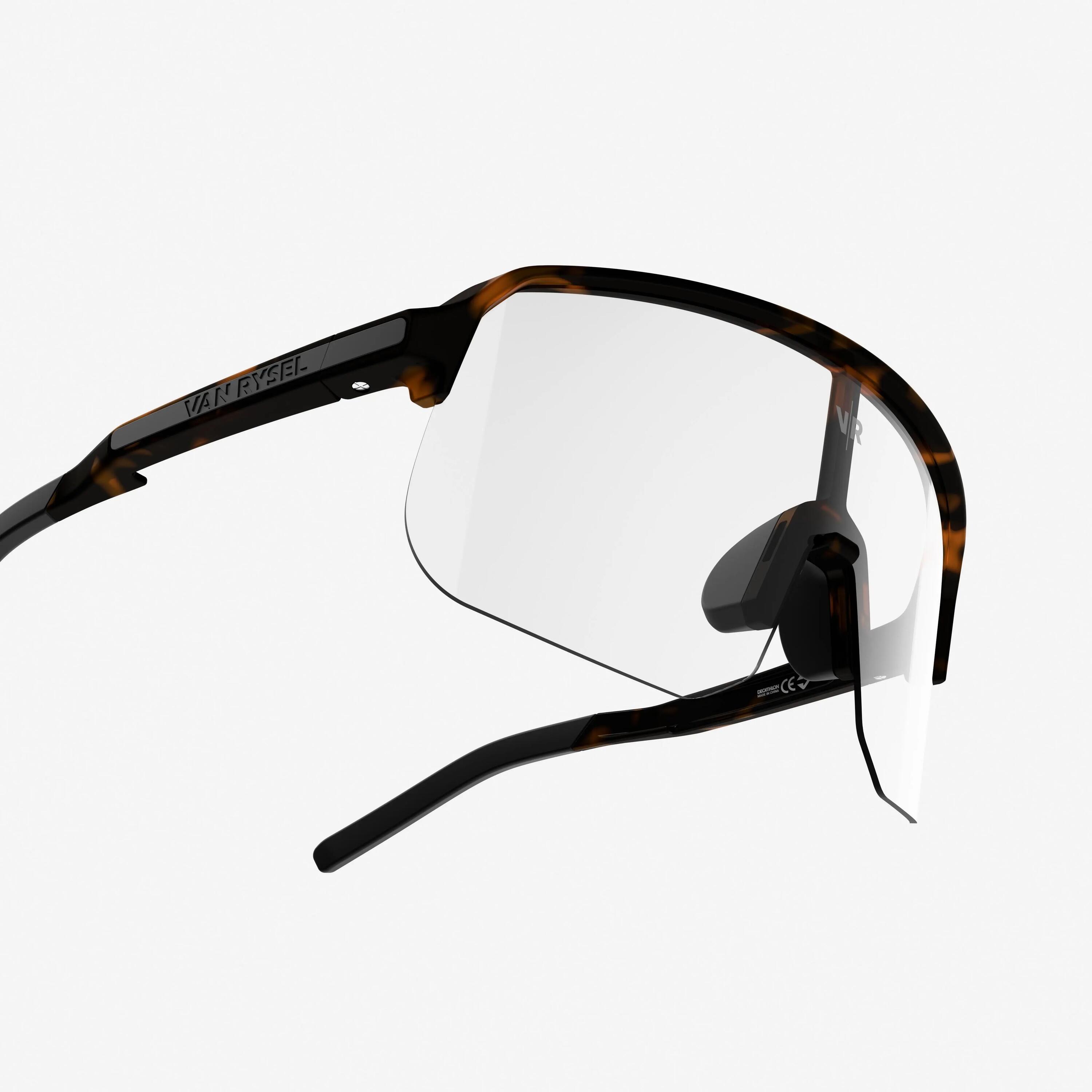 Fahrradbrille photochrom Kware Havana  10/11