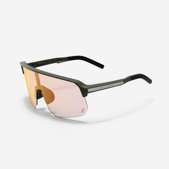 Occhiali ciclismo KWARE SG fotocromatici verde militare