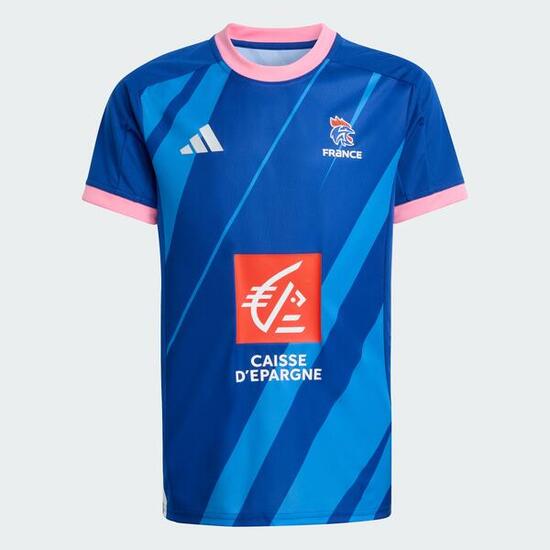 Maillot de handball Equipe de France Enfant - REPLICA officiel Junior 2026 bleu