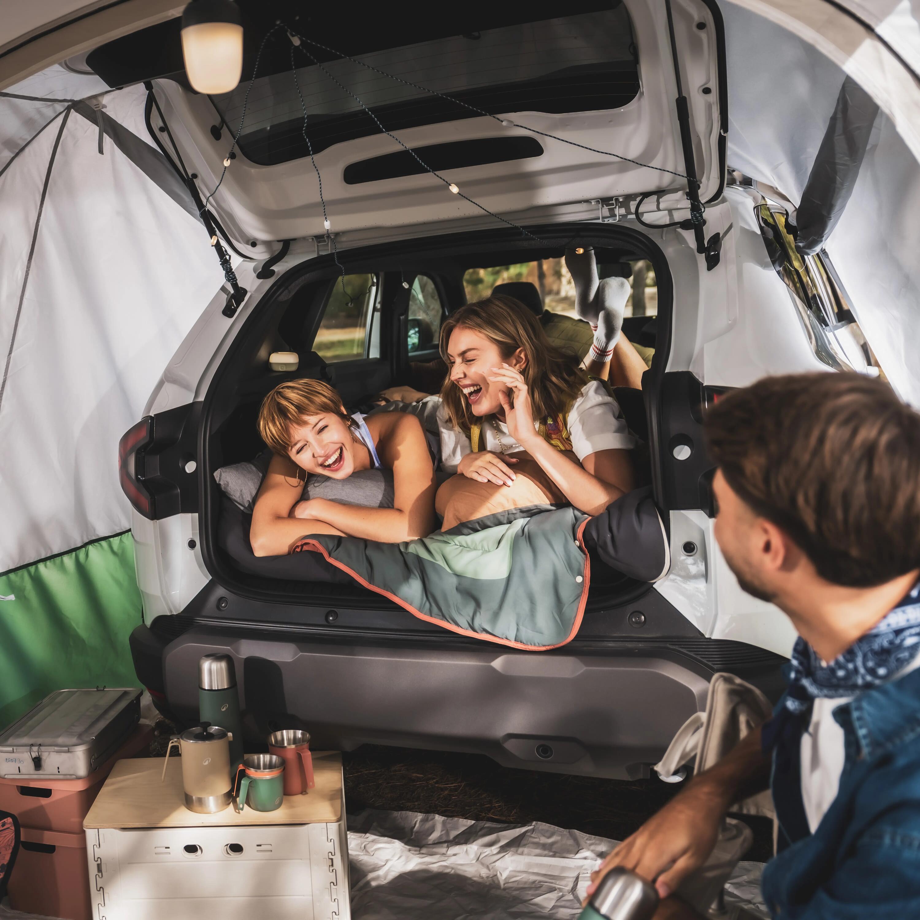 Colchon camper Quechua para viajes en coche