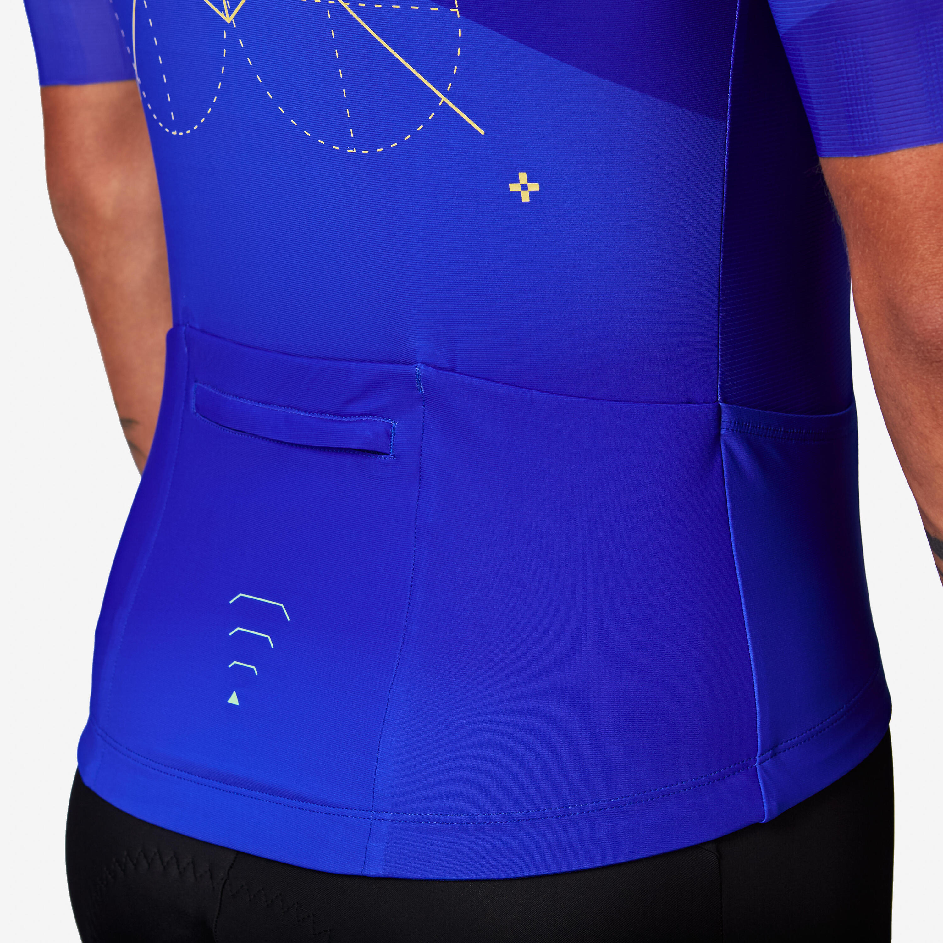 Unisex road cycling short-sleeved summer jersey - RCR-R 2 blue