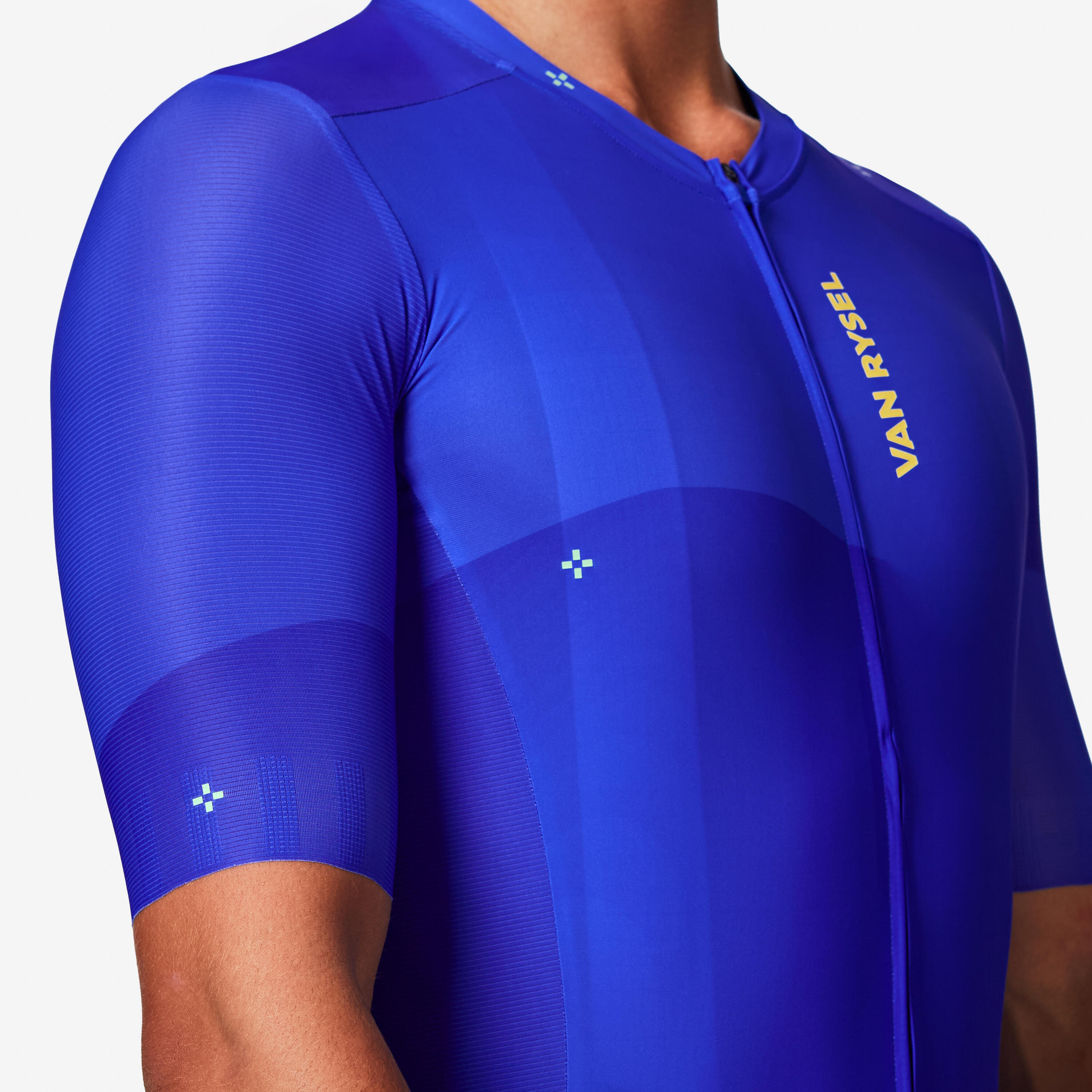 Unisex road cycling short-sleeved summer jersey - RCR-R 2 blue