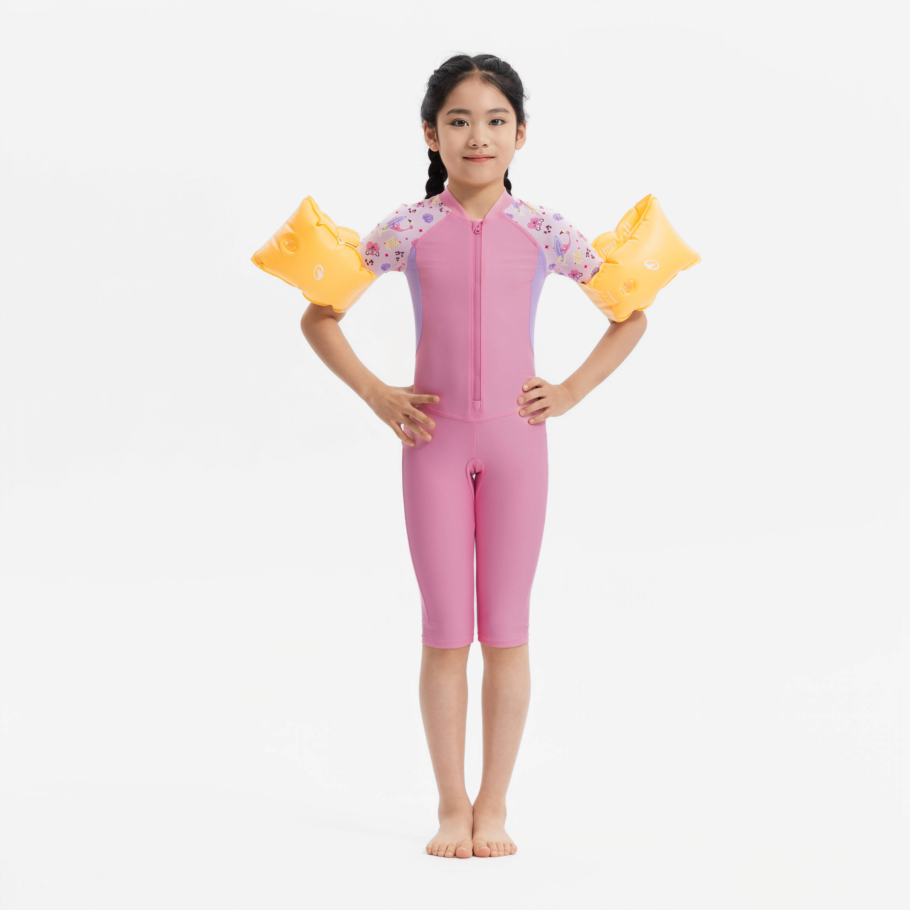 Kids’ swimming armbands 11 kg-30 kg yellow -  3