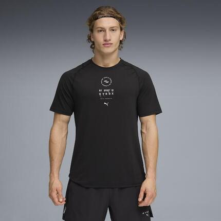 Hyrox Herren-T-Shirt, schwarz