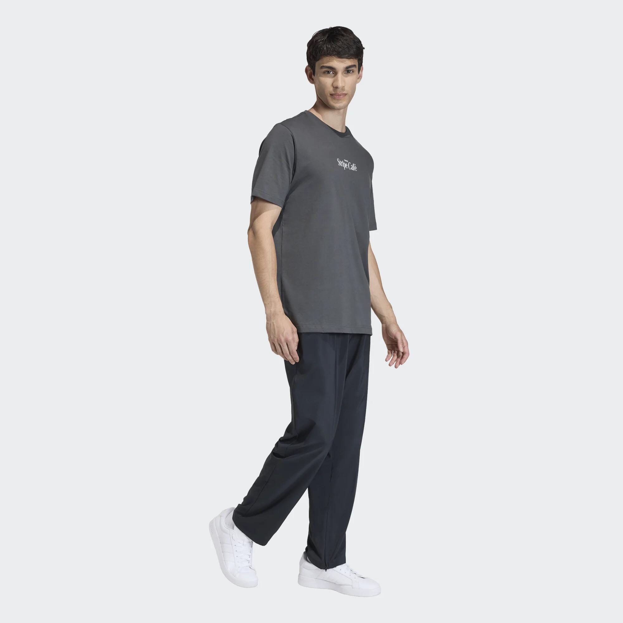 Tee-shirt regular homme Adidas, gris 2/5