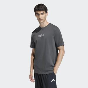 Camiseta regular hombre adidas, gris