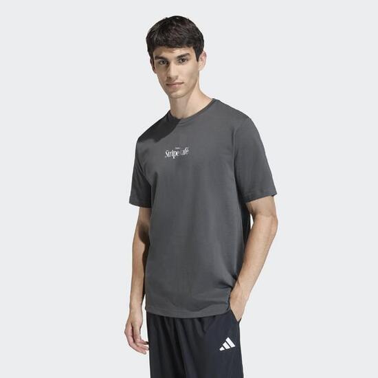 Tee-shirt regular homme Adidas, gris