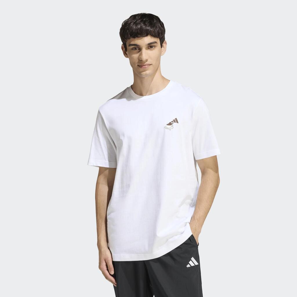 Ανδρικό T-Shirt Adidas σε Κλασική Γραμμή - Λευκό