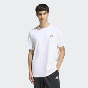 Camiseta regular hombre adidas, blanco