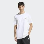 Tricou regular ADIDAS Alb Bărbați
