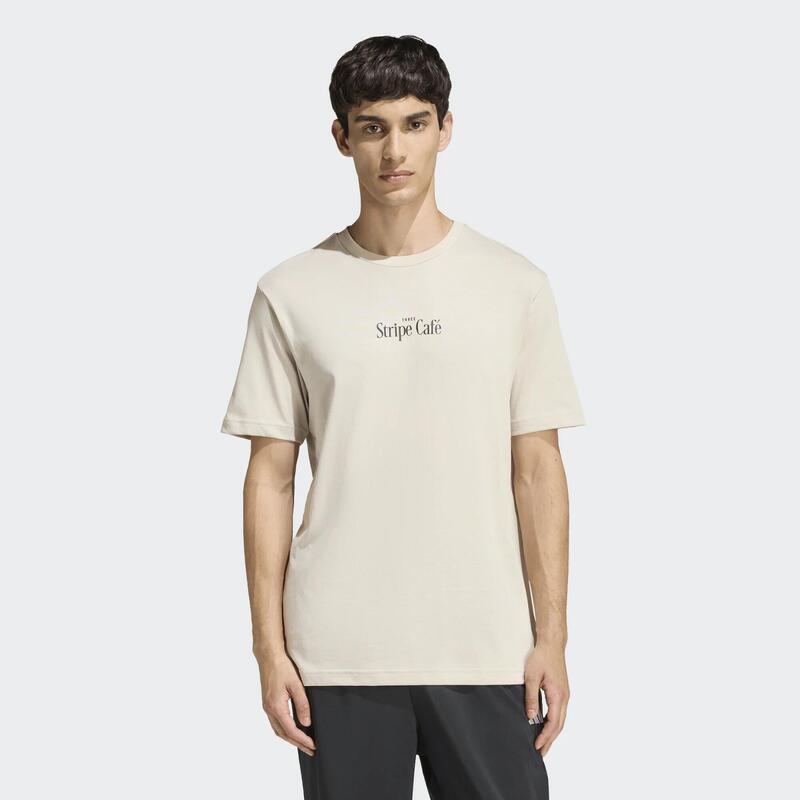 Tricou regular ADIDAS Bej Bărbați