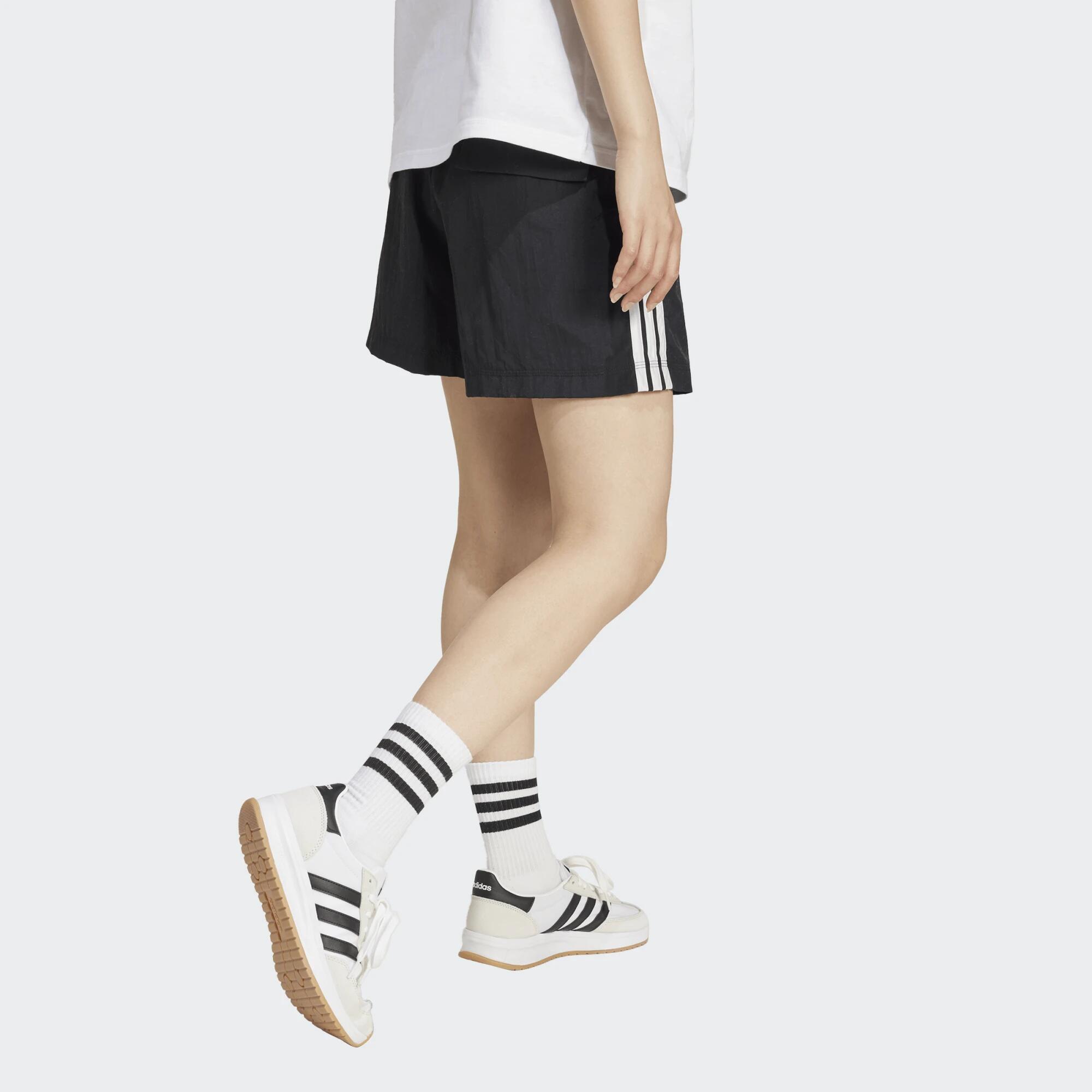 Short ample Adidas, Femme, noir 2/4