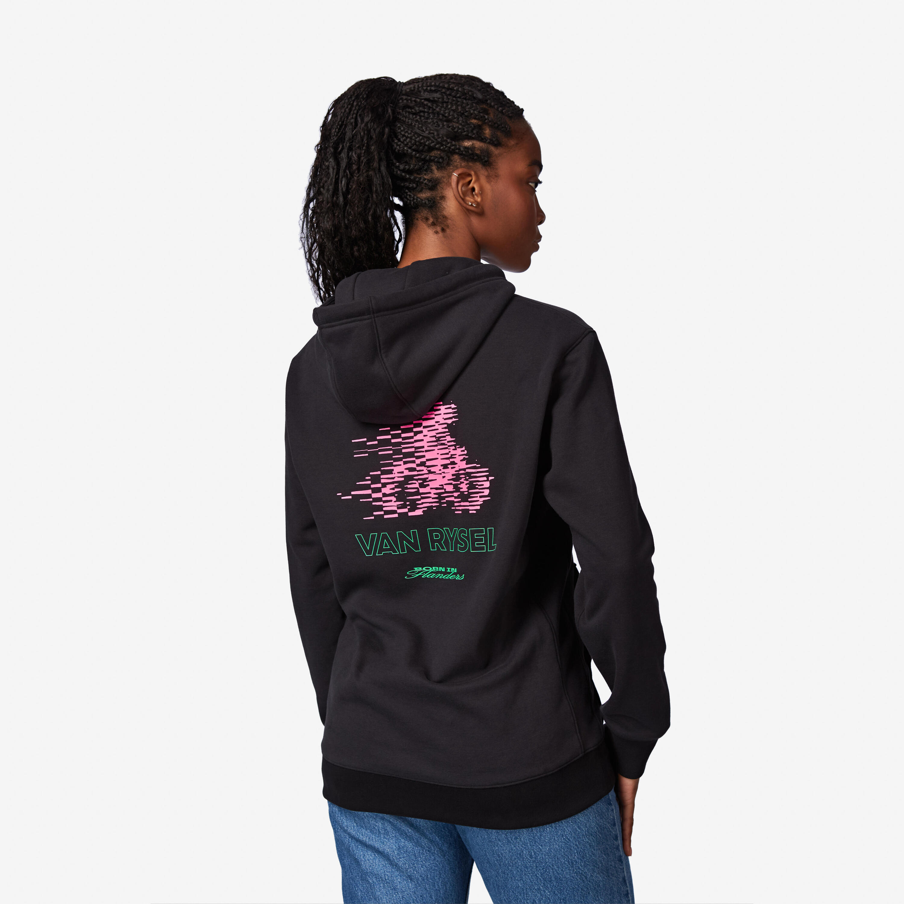Lifestyle Hoodie, schwarze Pflastersteine 5/5
