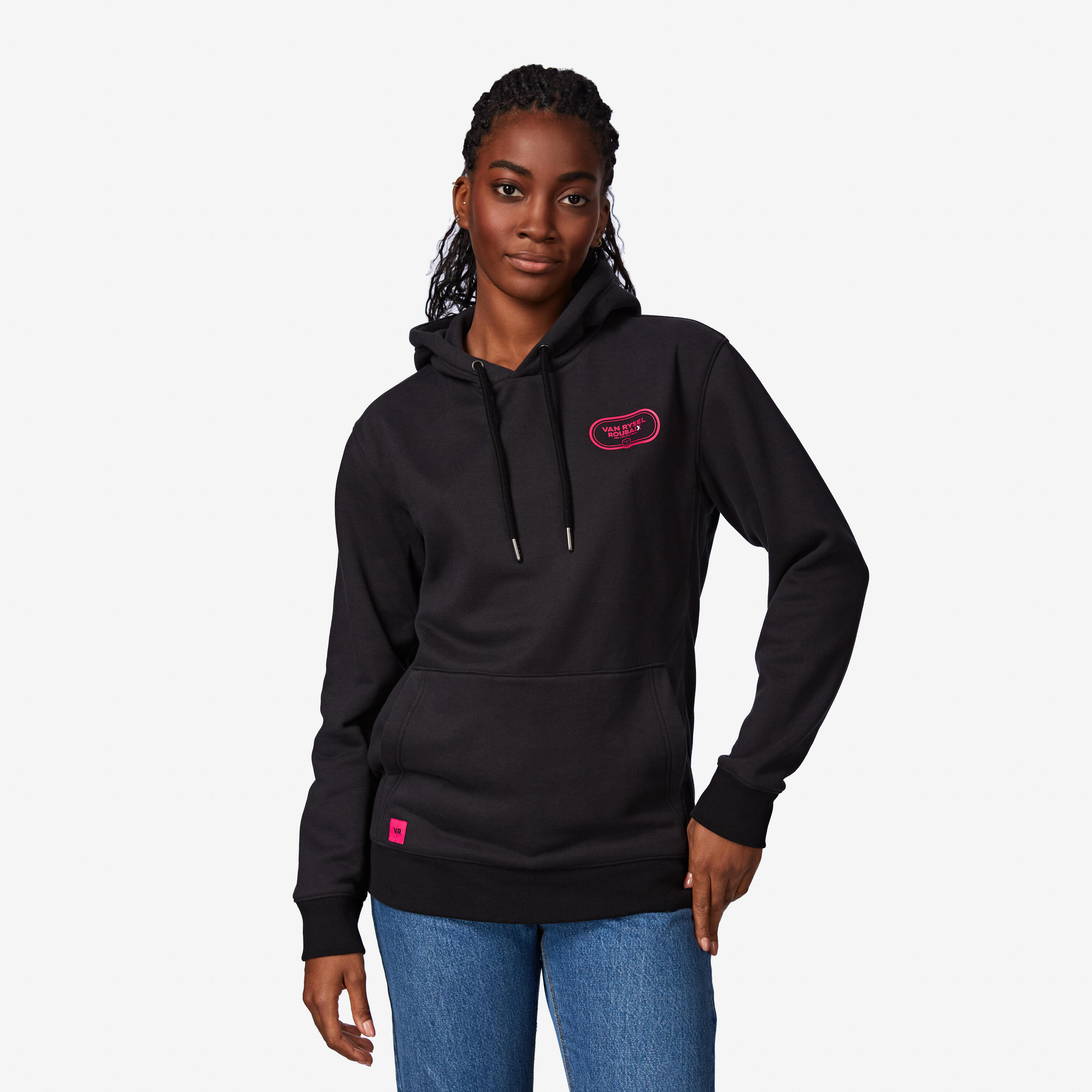 Hoodie Lifestyle Van Rysel Robaix schwarz