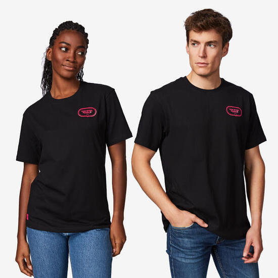 T-Shirt Lifestyle Van Rysel Roubaix schwarz