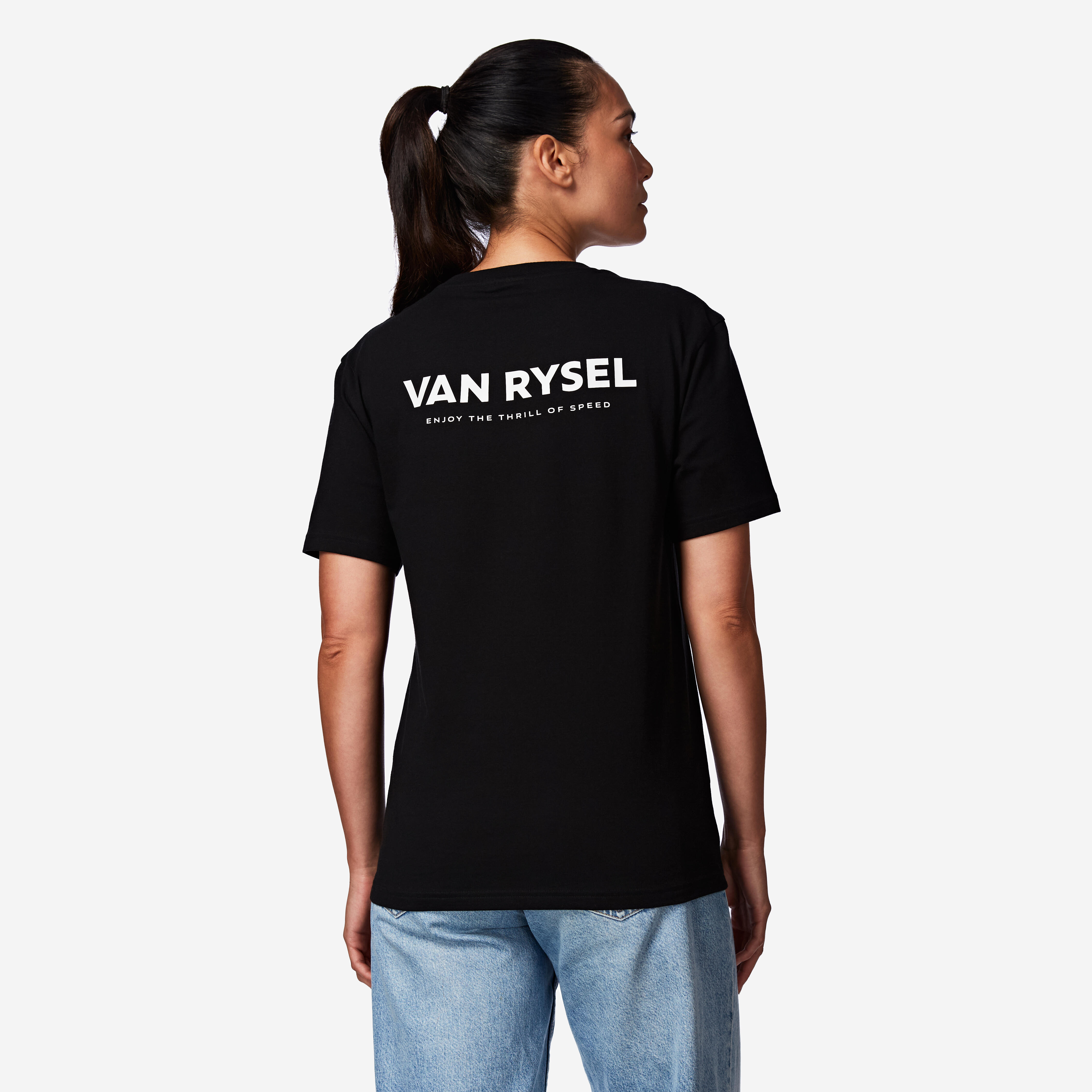 Cotton T-Shirt with Van Rysel Logo - VAN RYSEL