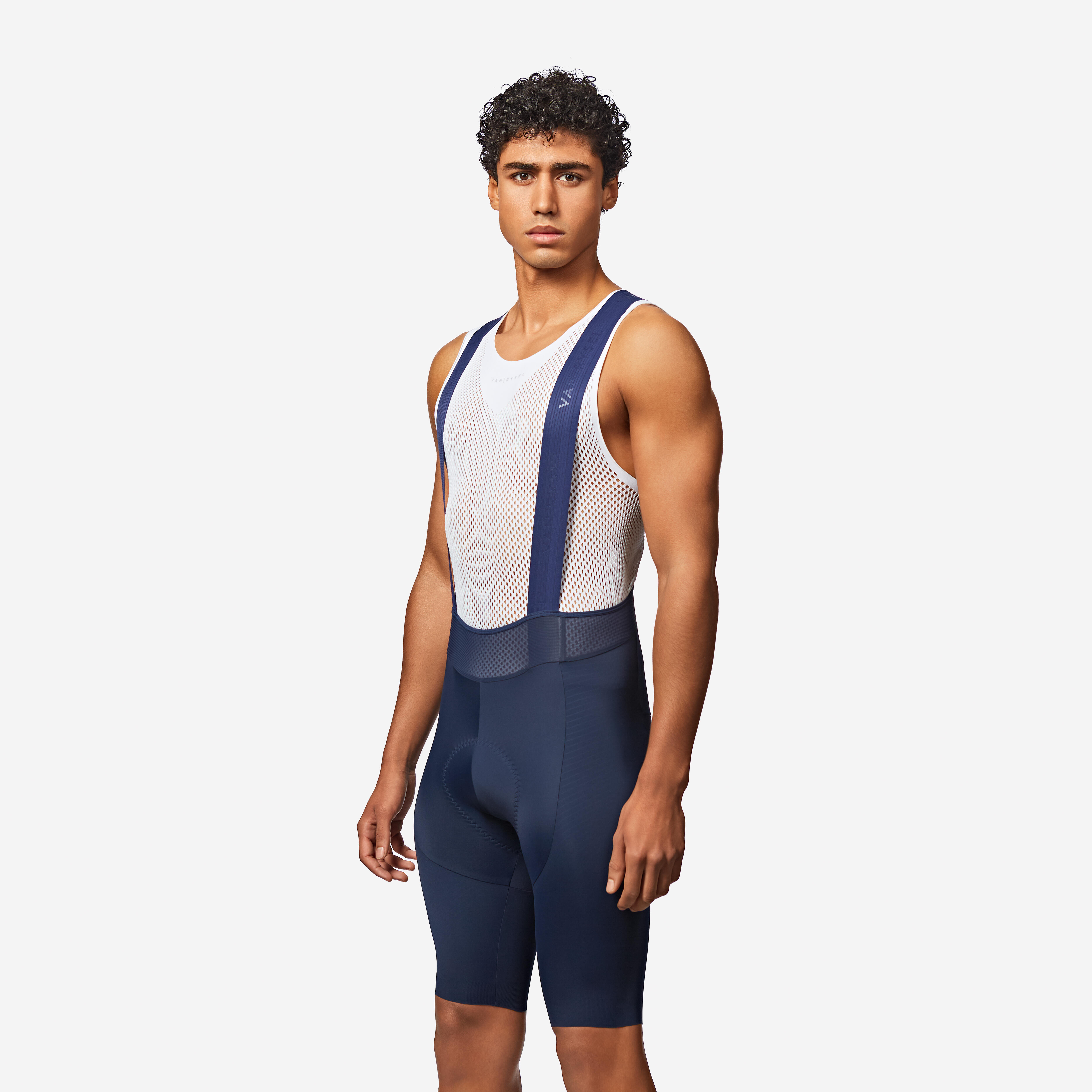 Men's Road Cycling Summer Bib Shorts, RCR R 4 - VAN RYSEL