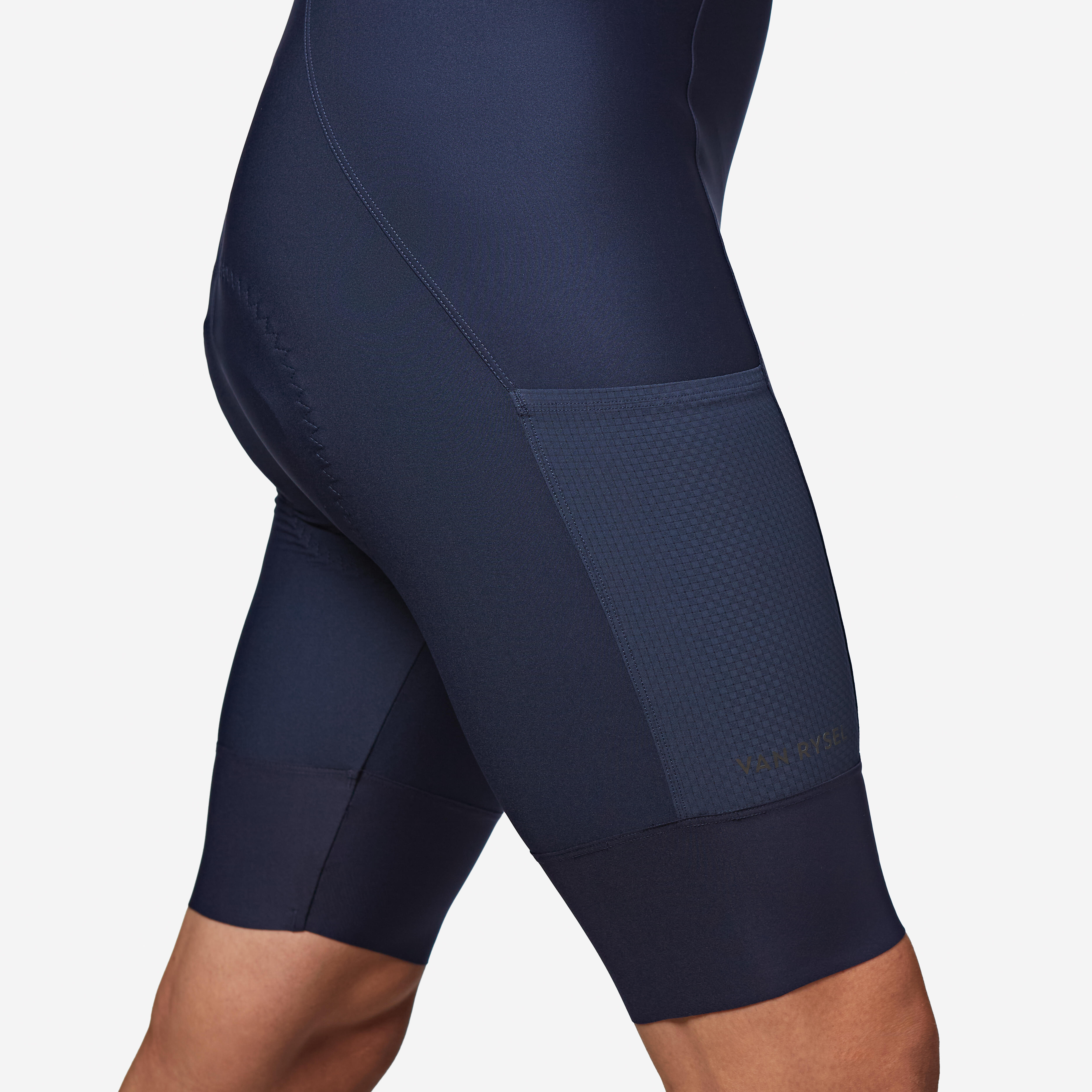Van Rysel EDR Cycling Mens Bibshorts - Navy Blue