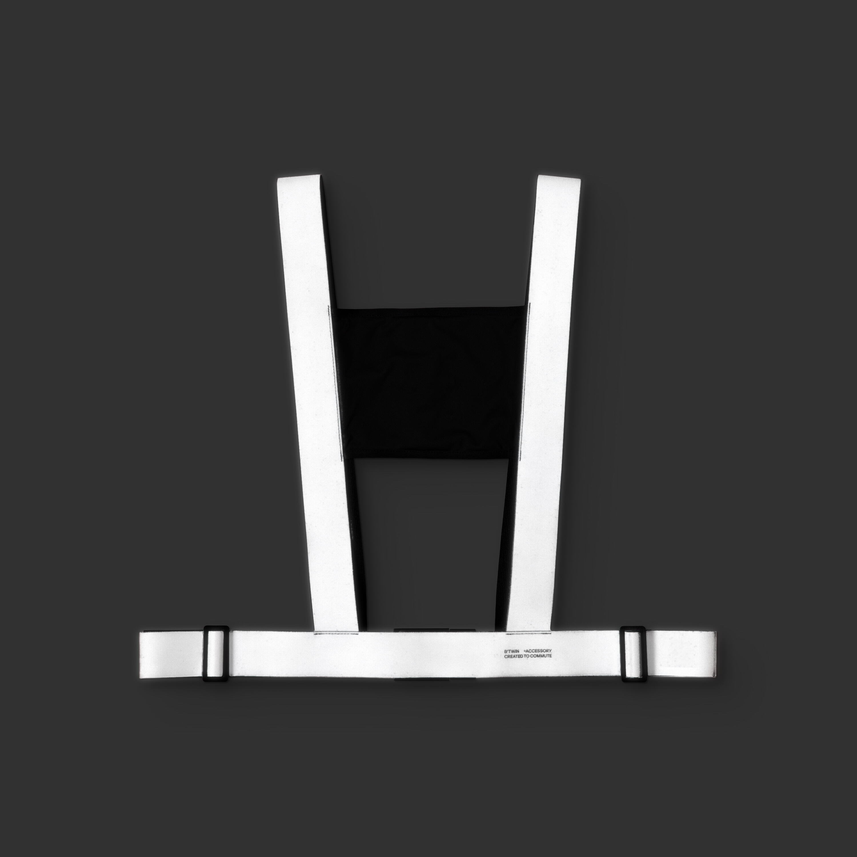 Harnais réfléchissant de visibilité pour vélo de ville - BTWIN