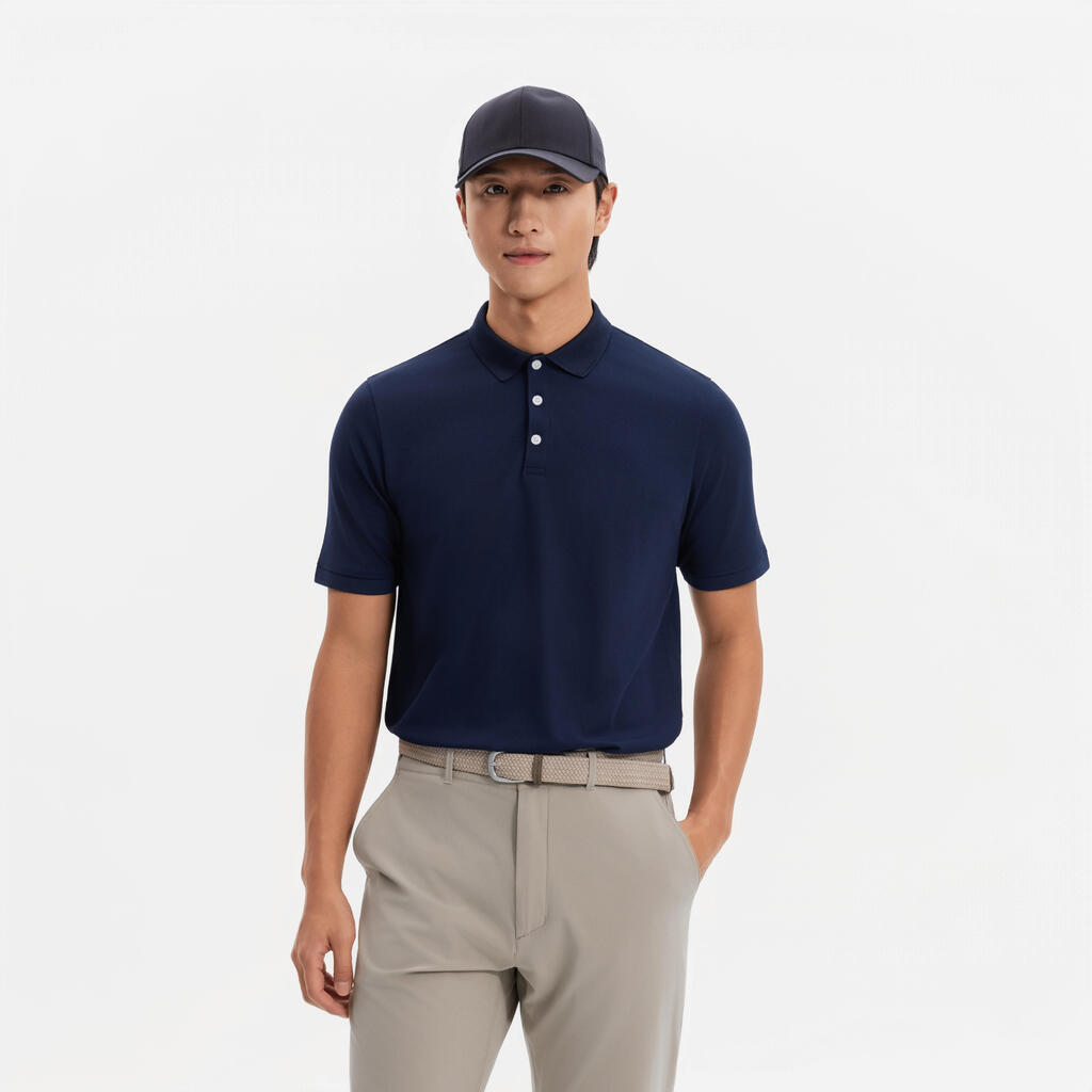 Camisa polo de golf  para Hombre - Inesis Ww500 azul oscuro