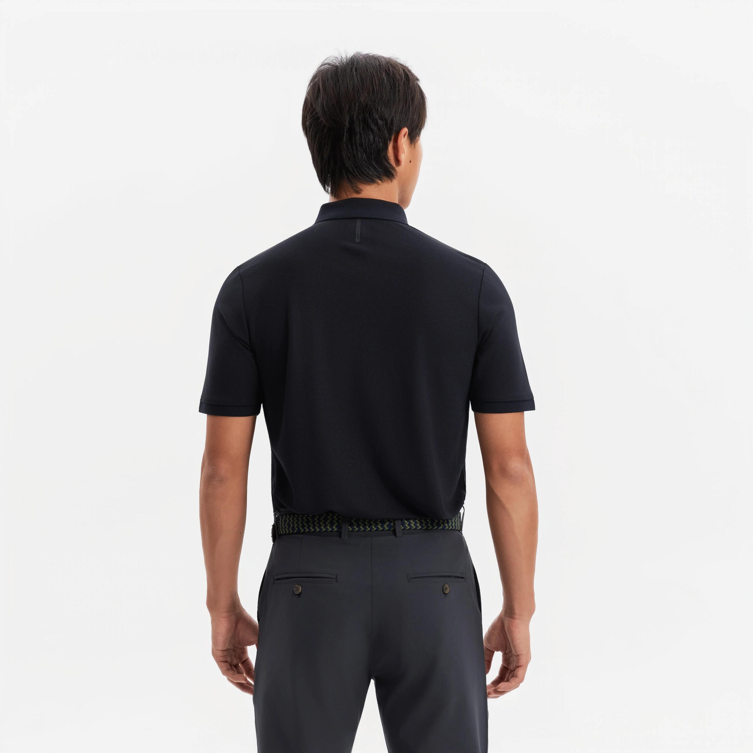Camisa polo de golf  para Hombre - Inesis Ww500 negro 2/5