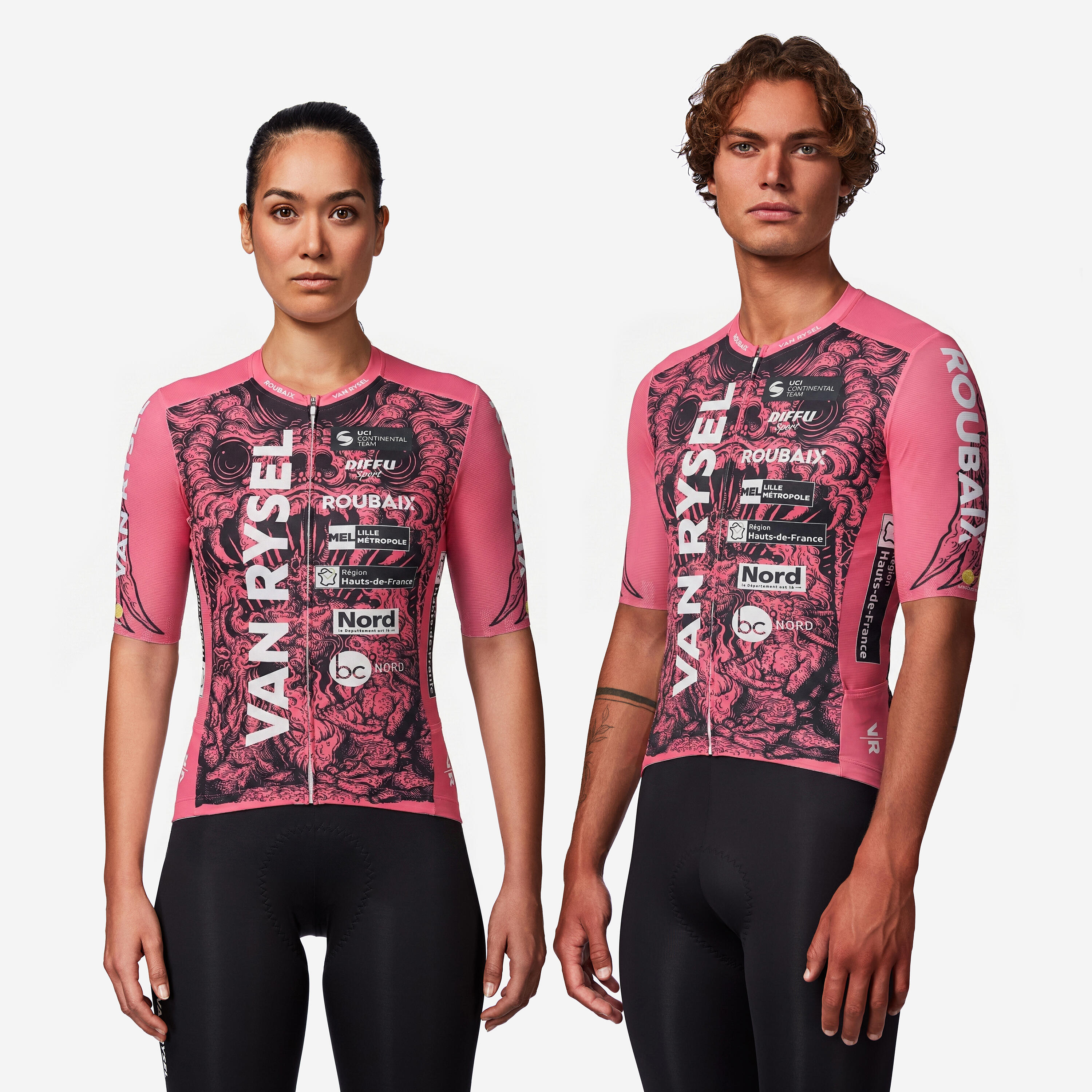 Decathlon UK VAN RYSEL Short-sleeved Road Cycling Jersey - Rcr-r Van Rysel Roubaix Replica | FREE Click & Collect at Stores and Asda. 365 Days return available.