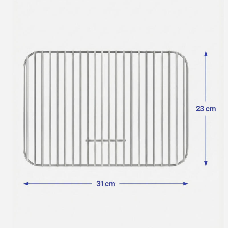 Grătar pentru barbecue de camping 500 L pentru 4 persoane