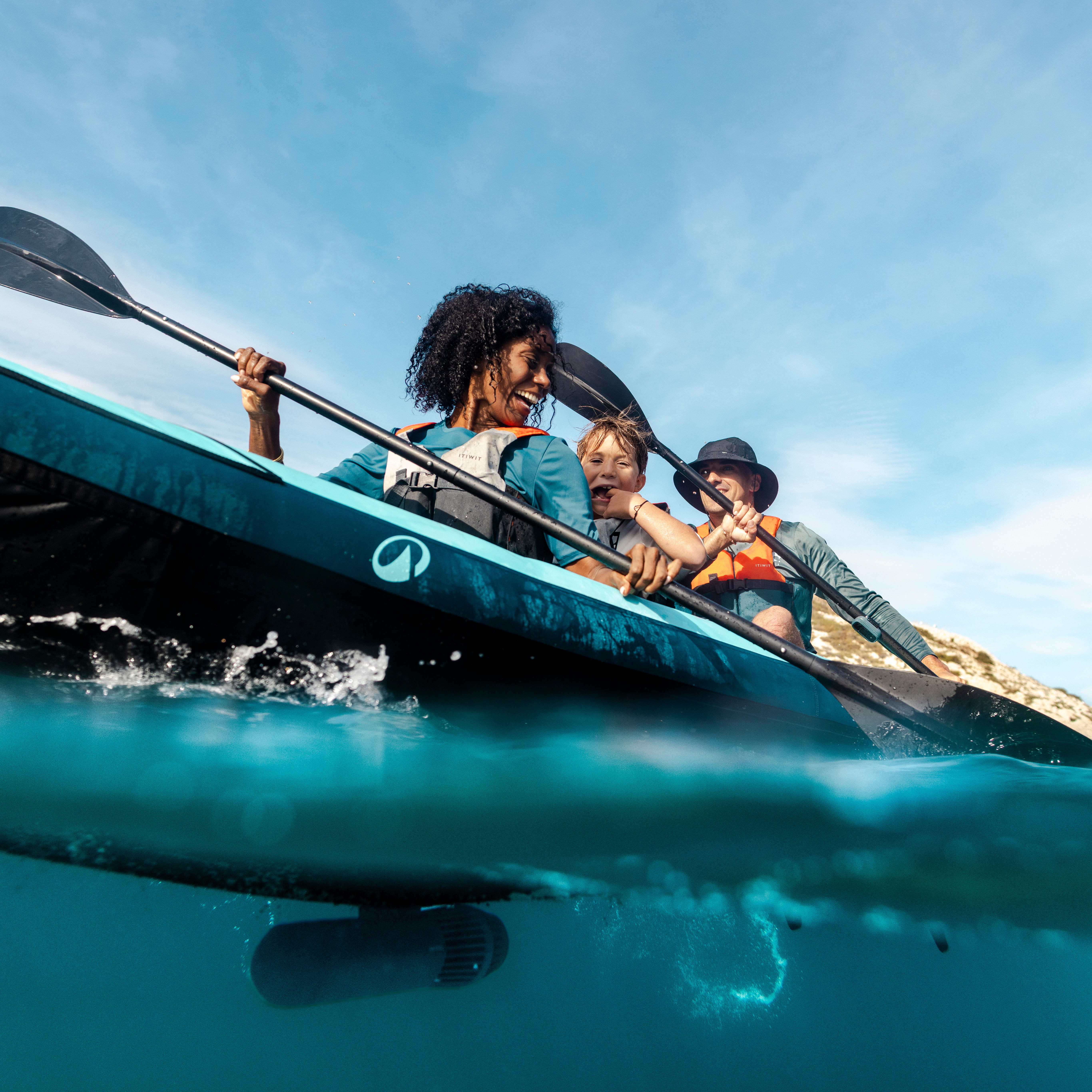 Ensemble de canoë-kayak 2-3 places, Tribord 100 - DECATHLON