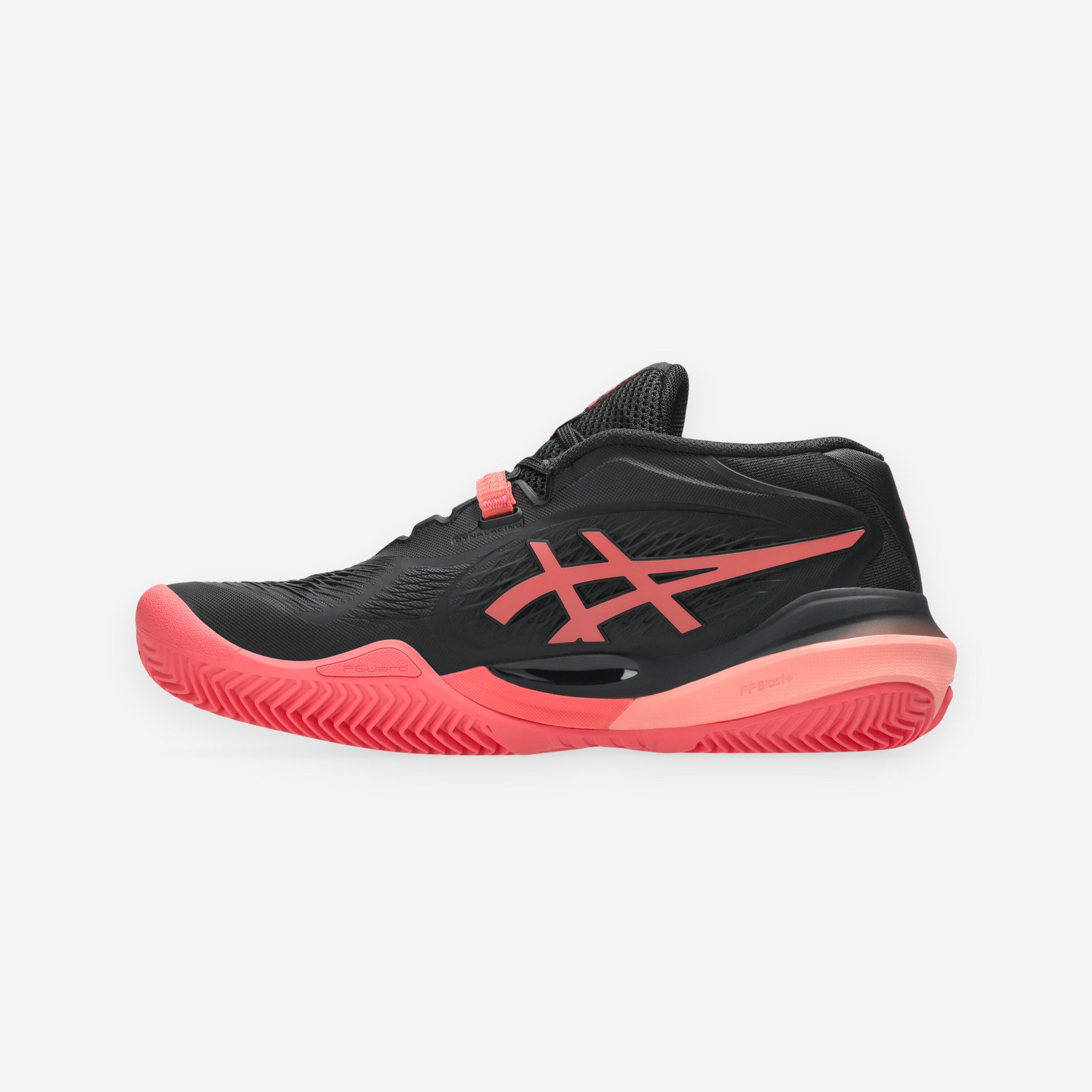 Calçado de Ténis para Terra Batida Mulher Asics Gel Resolution X Preto/Rosa 7/8