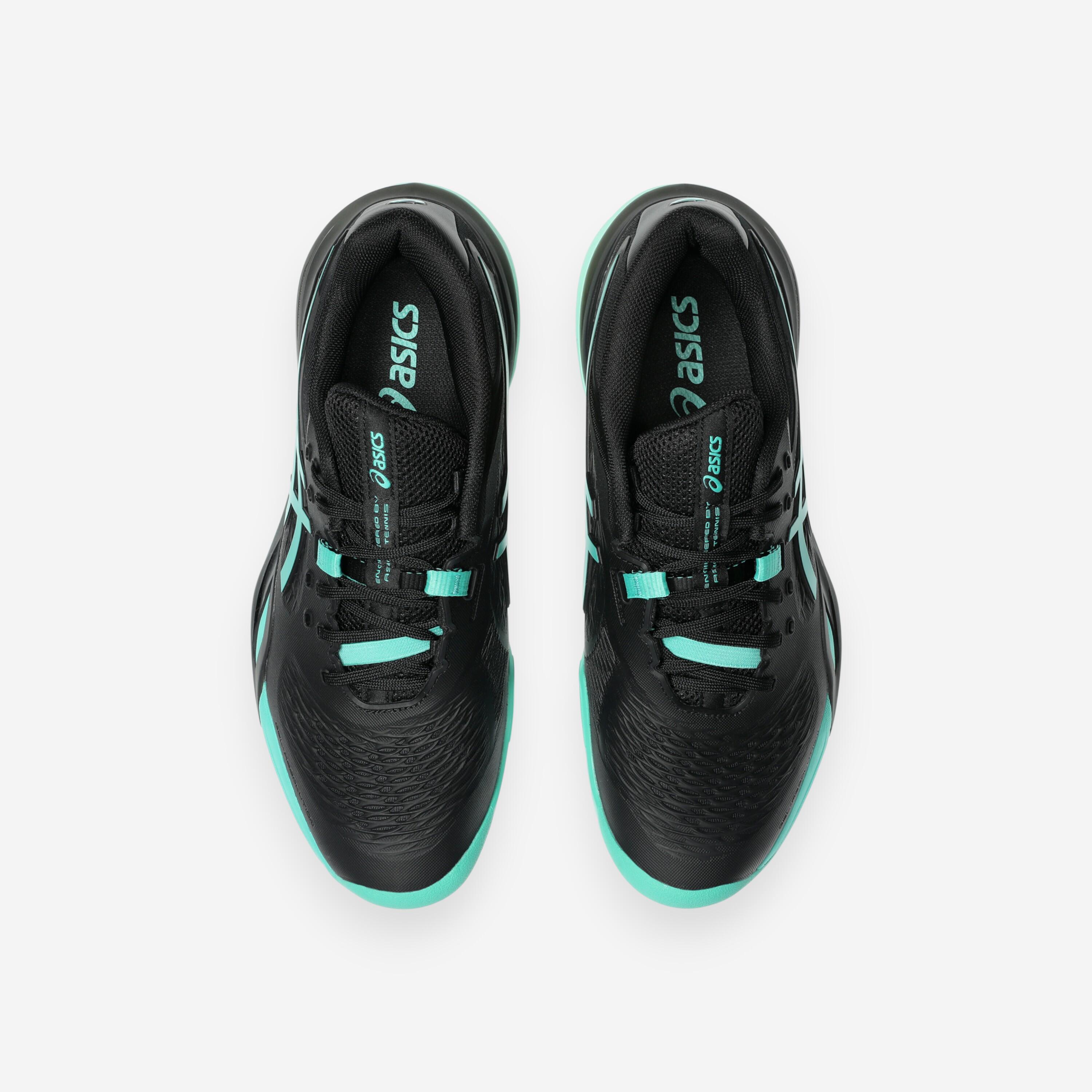 Gel Resolution X Herren Multicourt Tennisschuh schwarz grün 3/8