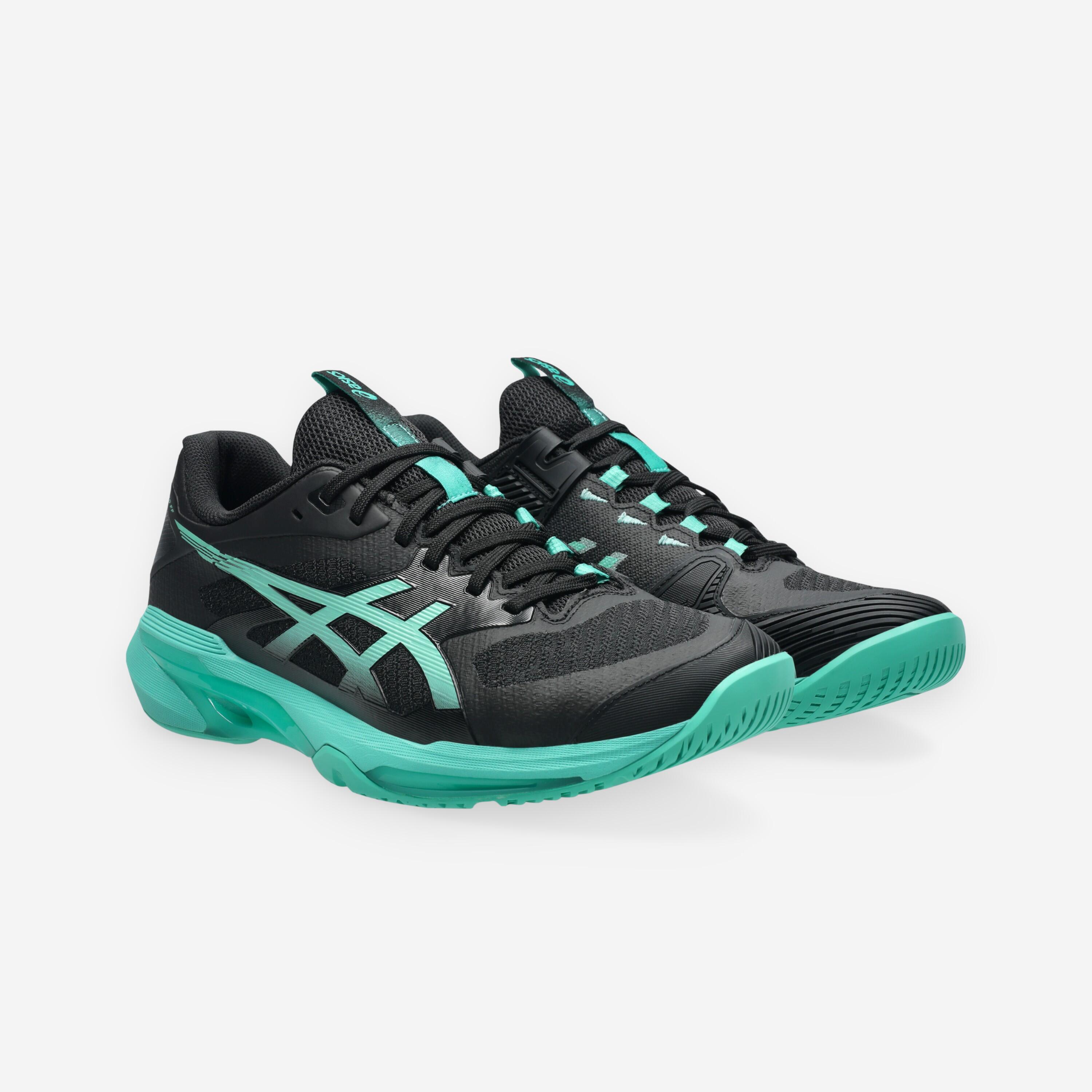 Chaussures de tennis multicourt homme, Solution Speed FF 4 noir vert 2/8
