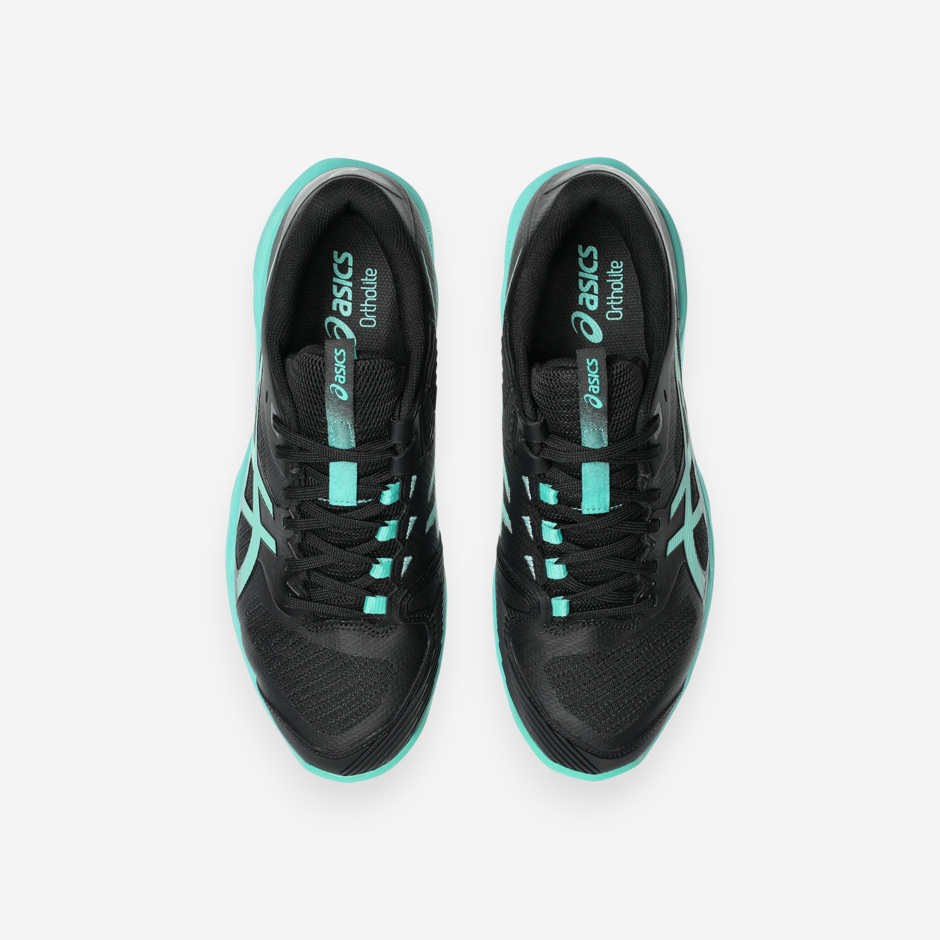 Chaussures de tennis multicourt homme, Solution Speed FF 4 noir vert 3/8
