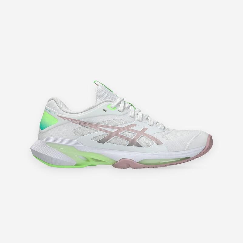 Încălțăminte tenis pe orice suprafață Asics Solution Speed FF 4 Alb-Verde Damă